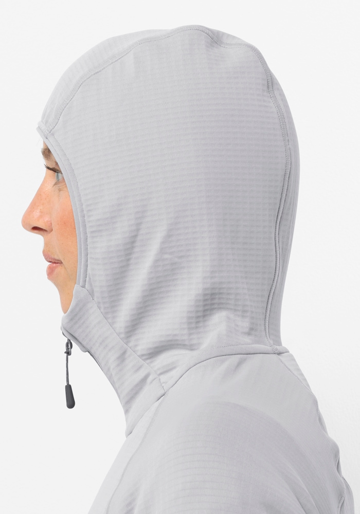 Jack Wolfskin Fleecejacke »KOLBENBERG HOODED FZ W«, mit Kapuze
