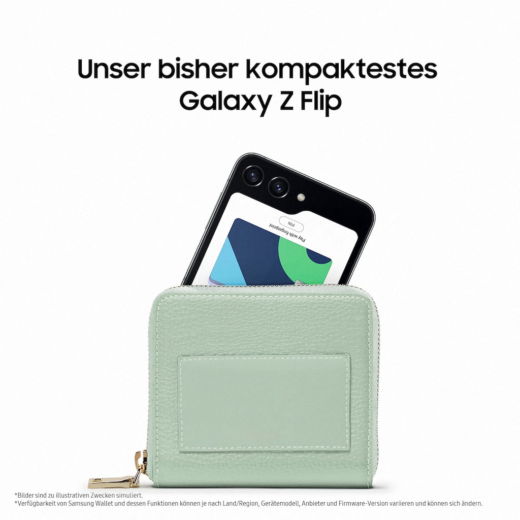 SAMSUNG Galaxy Z Flip5, 256 GB, Mint