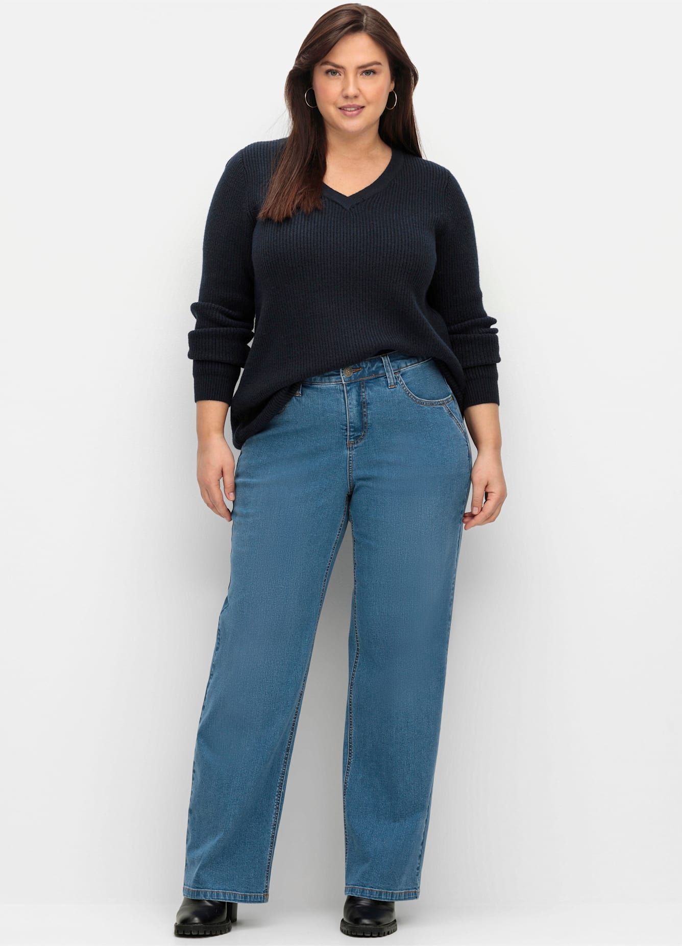 Sheego 5-Pocket-Jeans 1 Stk. günstig online kaufen