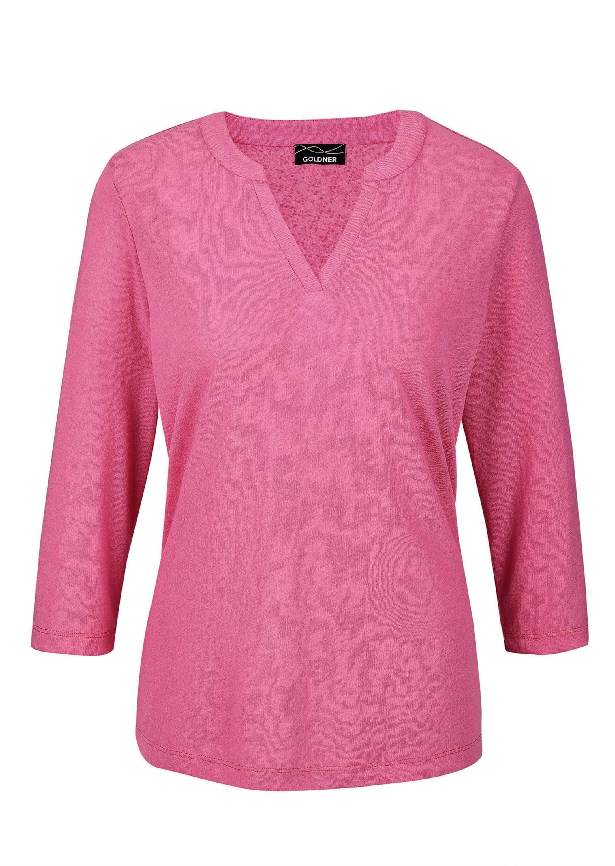 GOLDNER Kurzarmshirt "Modisches 3/4-Arm-Oberteil" günstig online kaufen