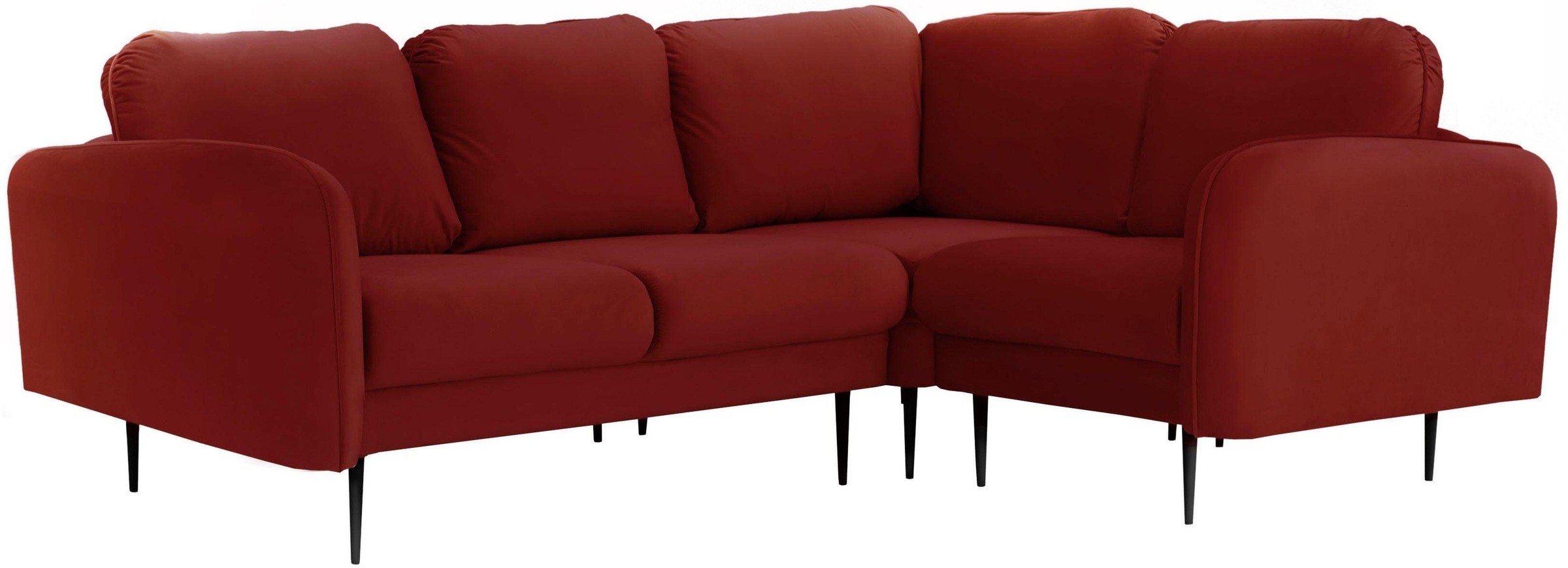 Home affaire Ecksofa "Skidi L-Form" mit losen Rückenkissen und Keder oben a günstig online kaufen