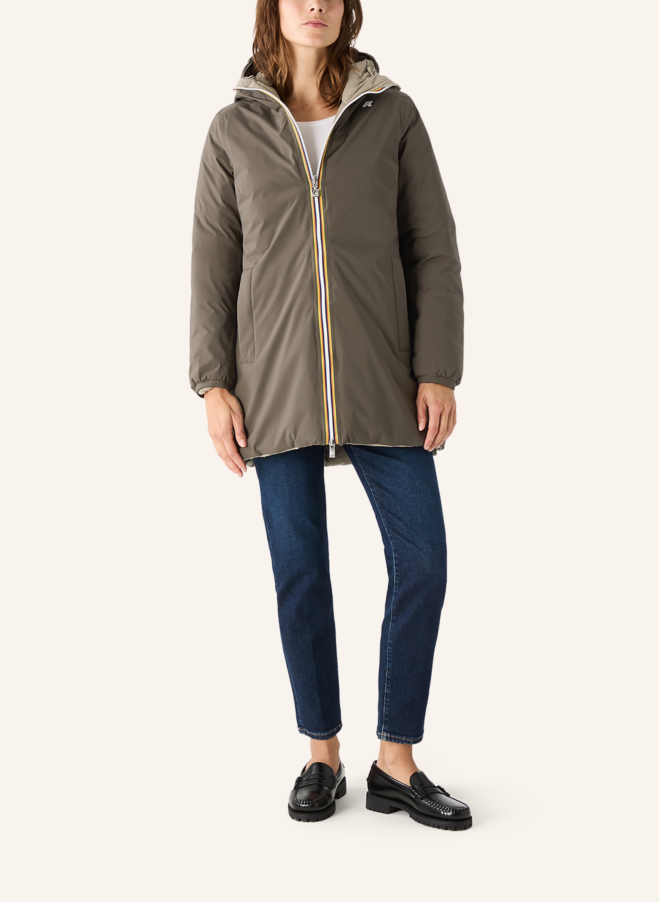 K-WAY Funktionsjacke »K-Way Winterjacke SOPHIE ST THERMO DOUBLE zum Wenden«