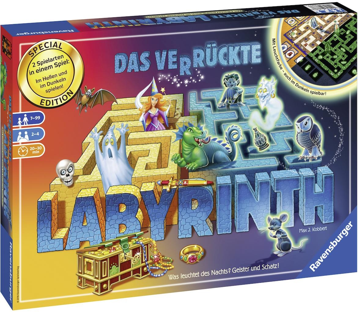 Ravensburger Spiel »Das verrückte Labyrinth - 30 Jahre Jubiliäumsedition«, Made in Europe, FSC® - schützt Wald - weltweit