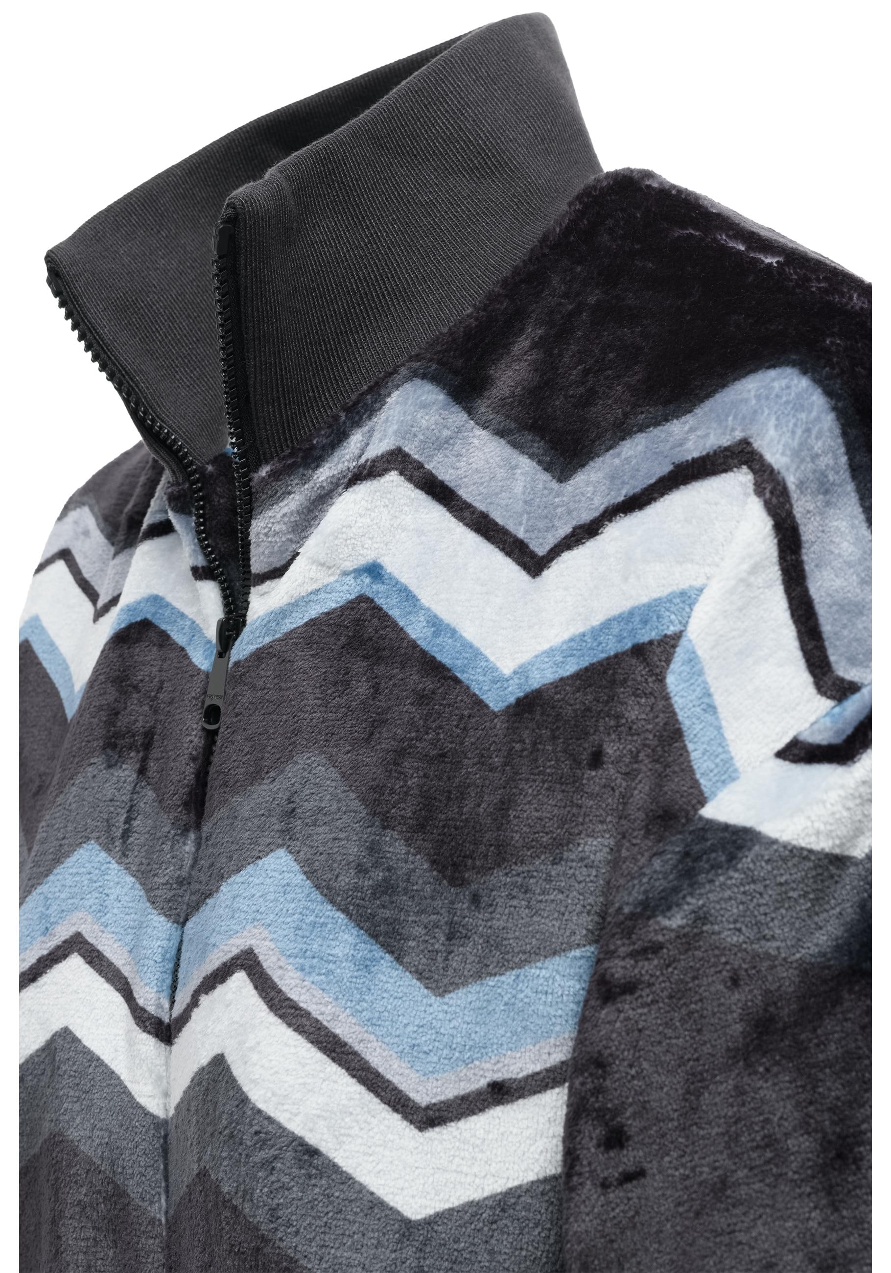 Ragwear Outdoorjacke »Tills Print Y« ohne Kapuze Kuschelige Damen Jacke mit Allover-Print