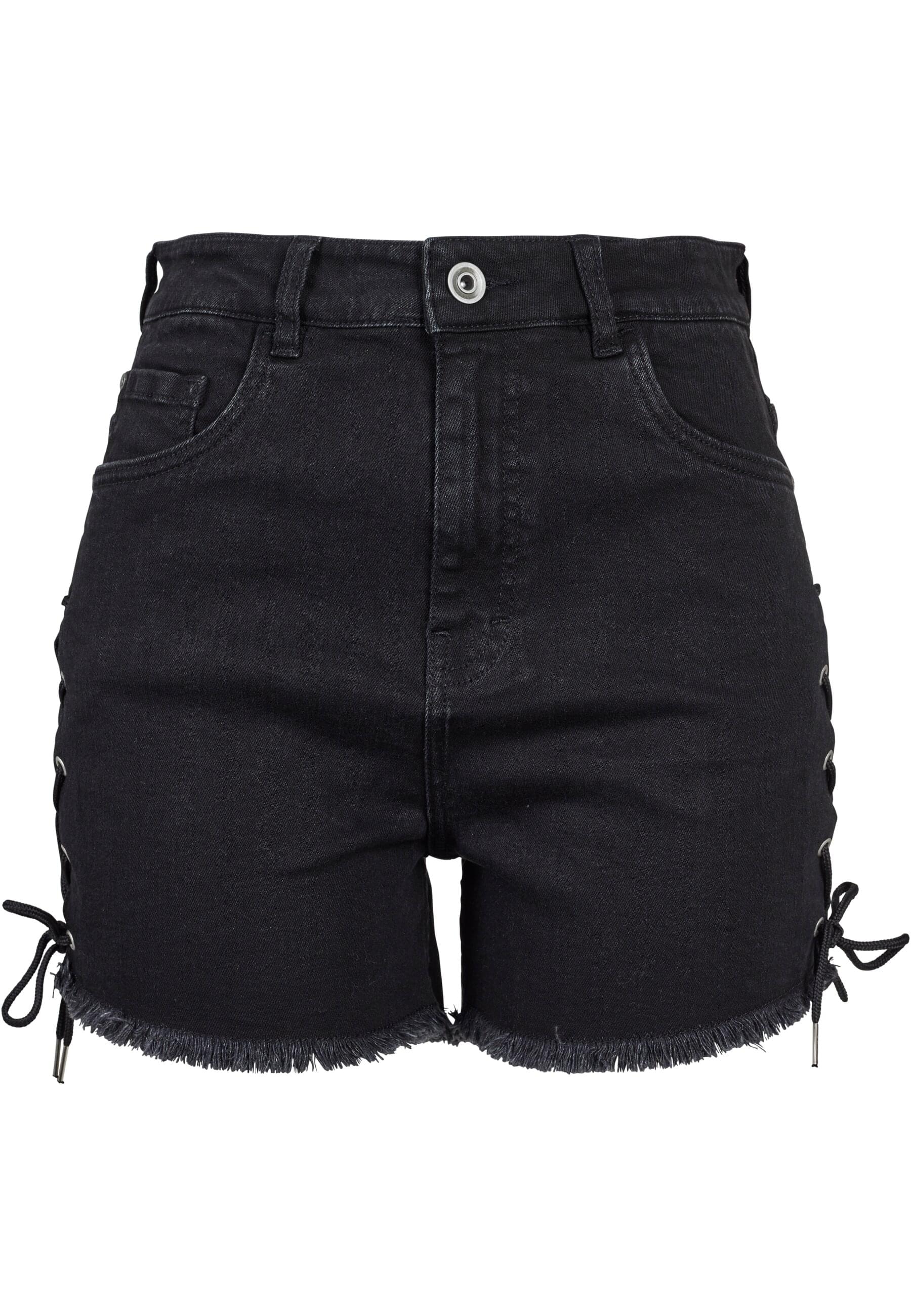 URBAN CLASSICS Stoffhose »Urban Classics Damen Ladies Highwaist Denim ...