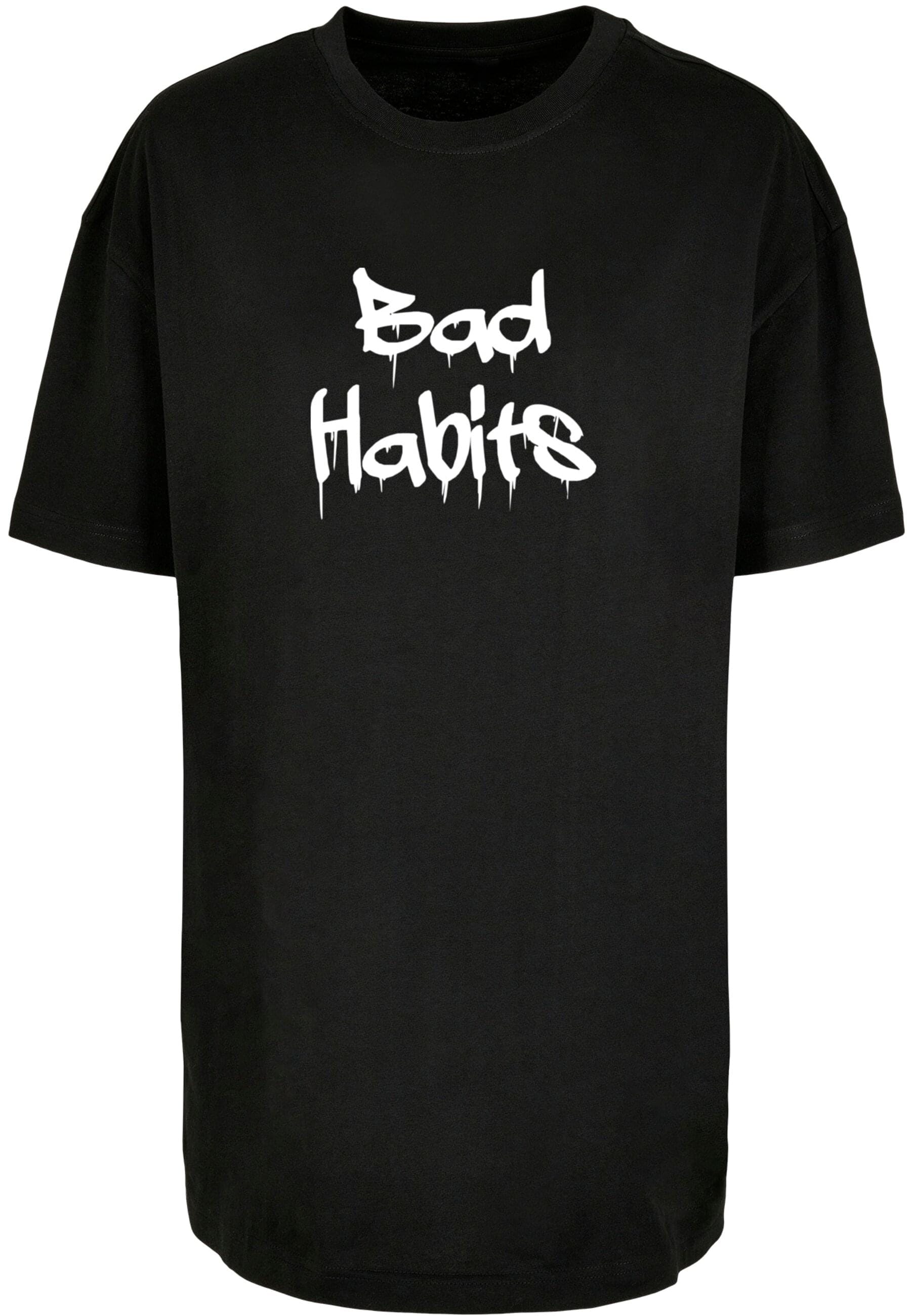 Merchcode T-Shirt "Merchcode Damen Ladies Bad Habits Oversized Boyfriend Te günstig online kaufen