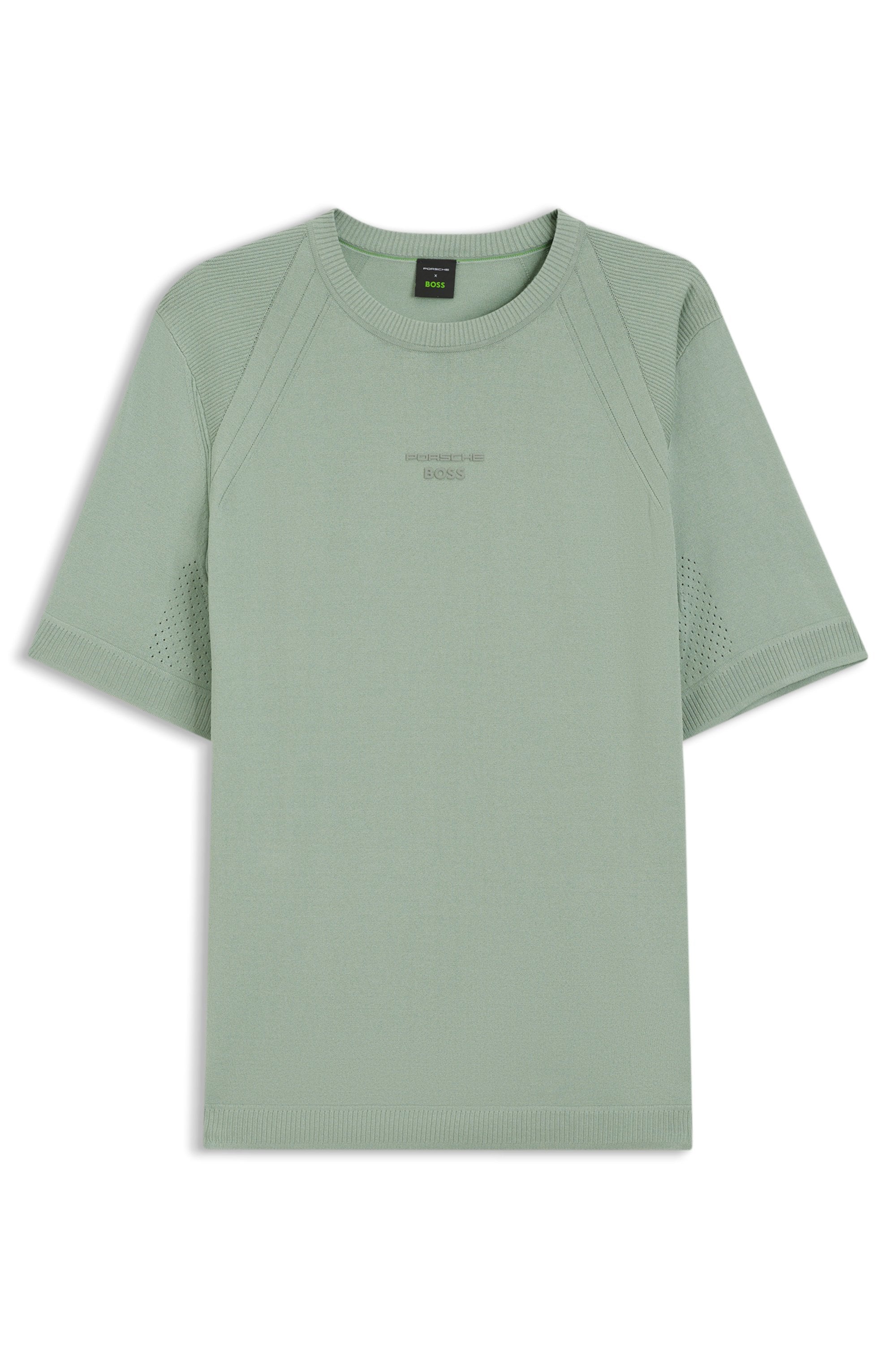 BOSS GREEN Kurzarmpullover »Porsche Spirit 70 Capsule Collection« Premium Herrenmode Limited