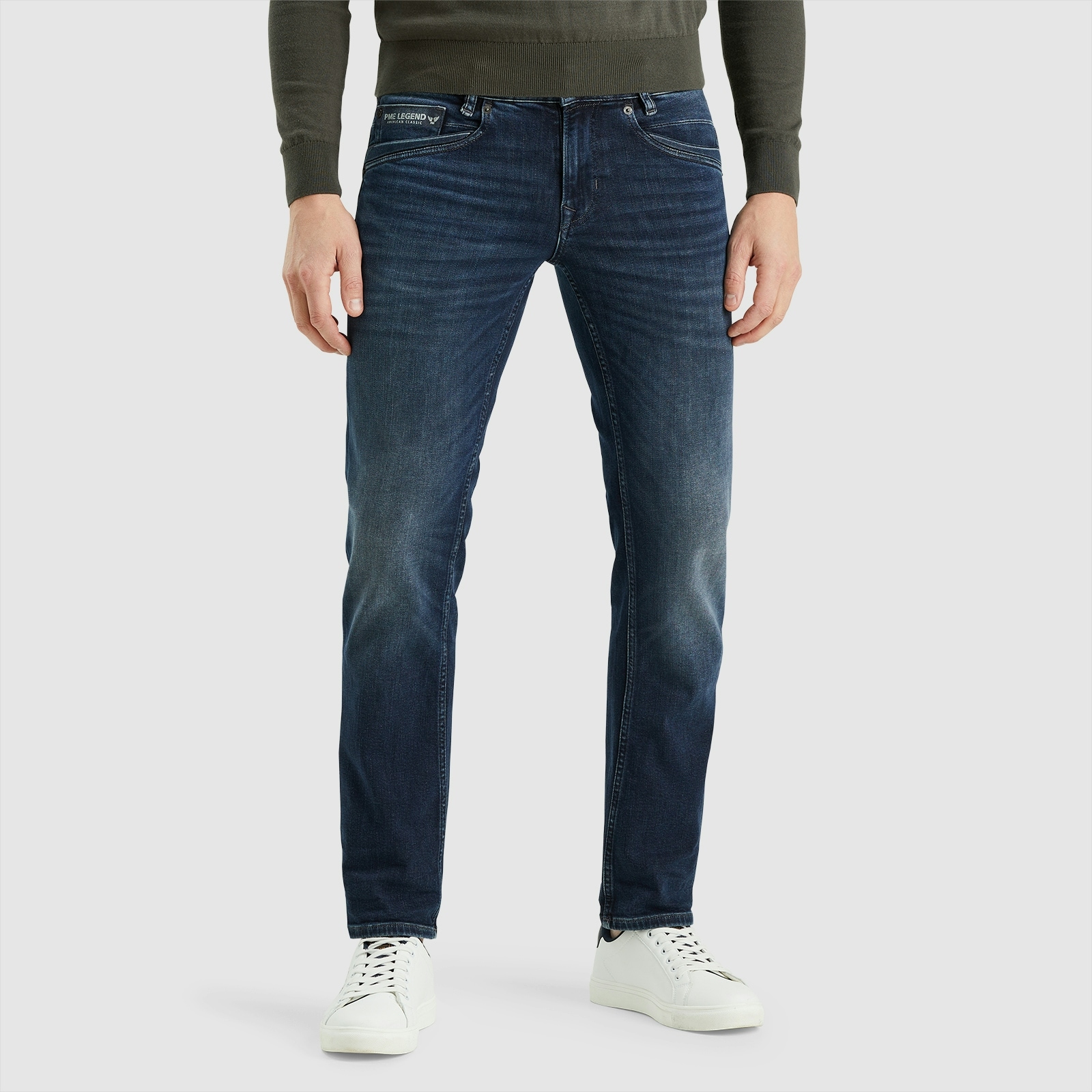 5-Pocket-Jeans PME LEGEND "SKYRAK PTR720", Herren, Gr. 38, Länge 30, blau (deep intens indigo), Denim/Jeans, Obermaterial: 98% Baumwolle, 2% Elasthan, Jeans 5-Pocket-Jeans