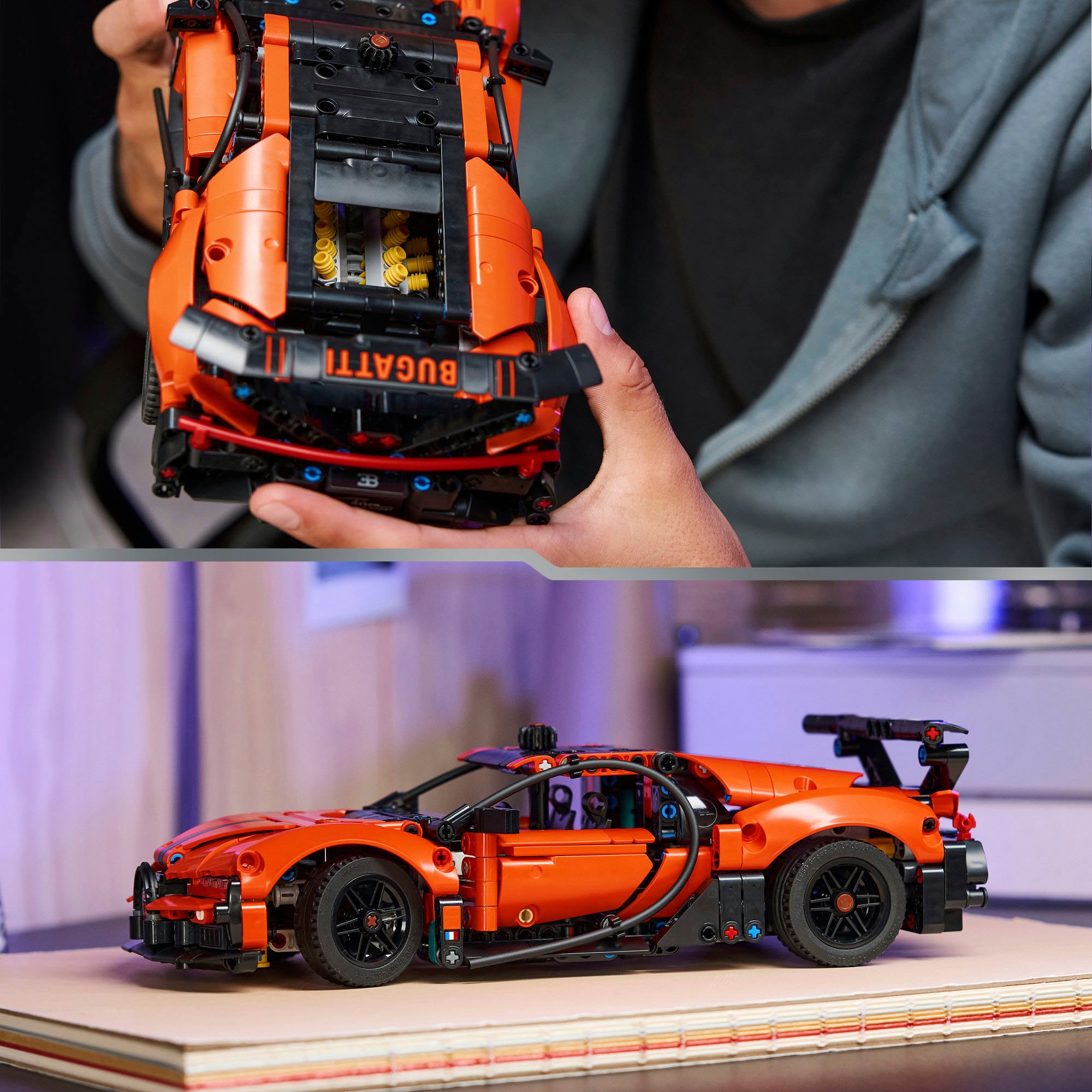 LEGO® Konstruktionsspielsteine »Bugatti Chiron Pur Sport Hypercar (42222), LEGO Technic«