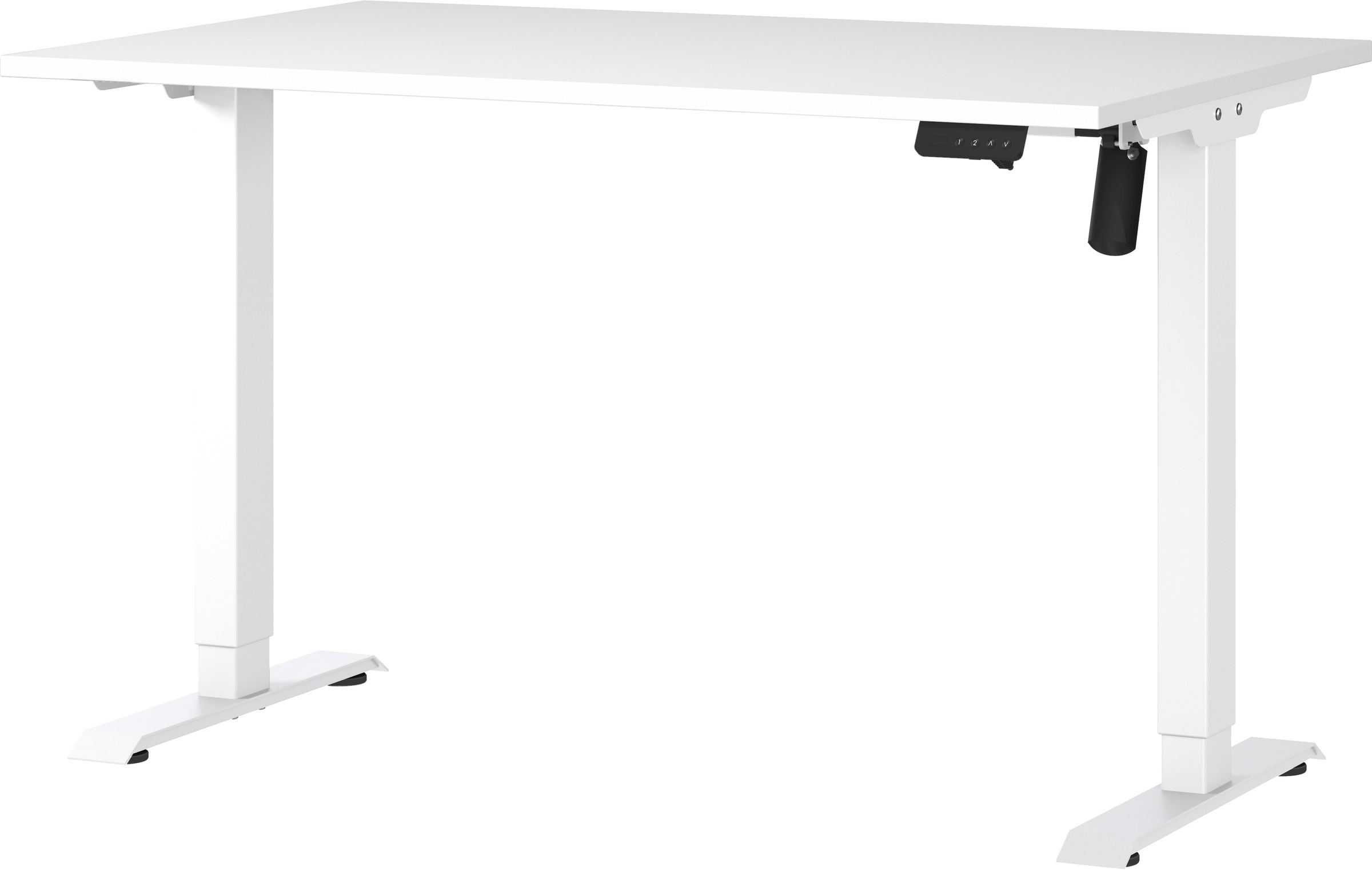 GERMANIA Schreibtisch "Boras" Breite 120/140/160/180 cm, Metallgestell, elektrisch höhenverstellbar