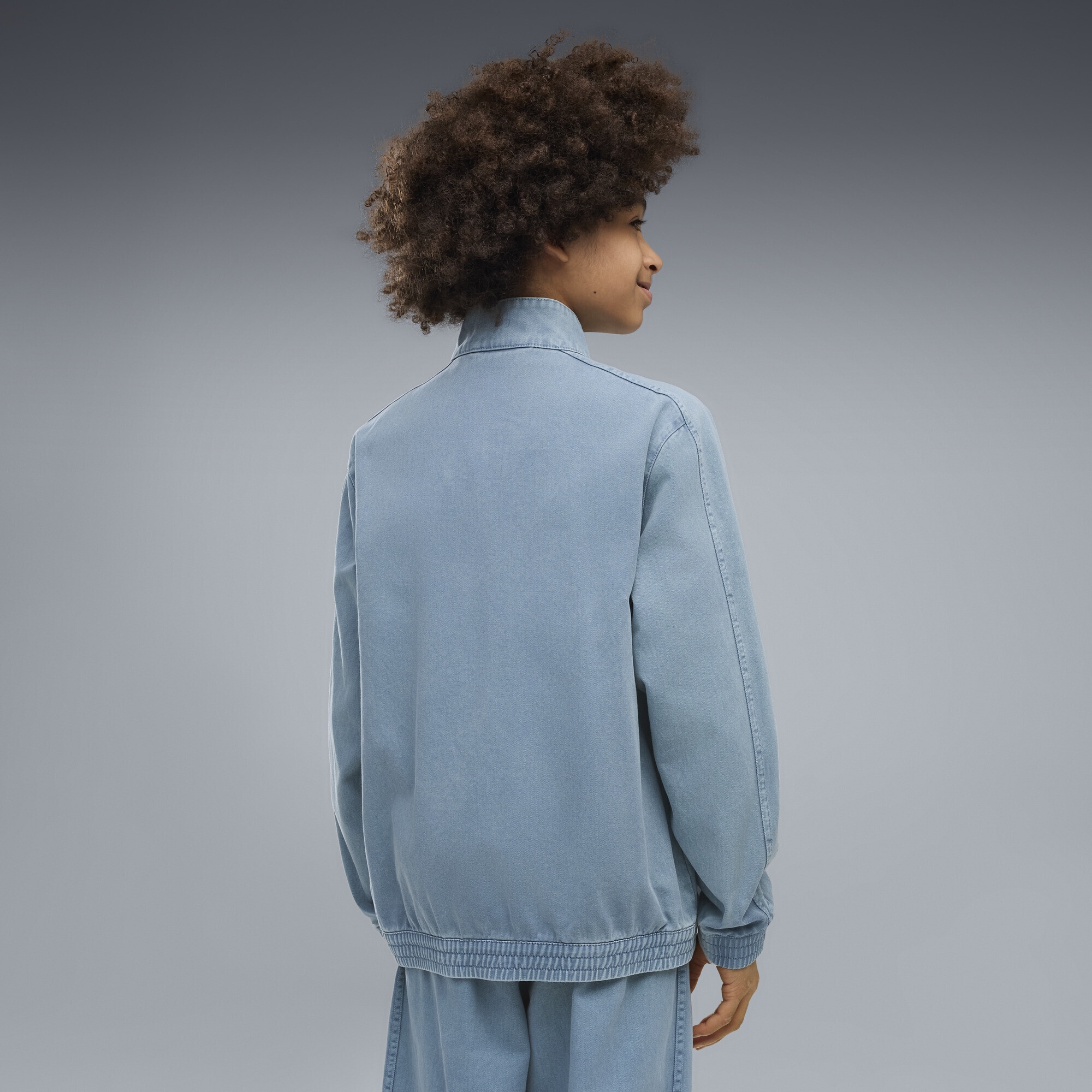 PUMA Trainingsjacke »T7 Relaxed Washed Twill Full-Zip Jacke Jugendliche«