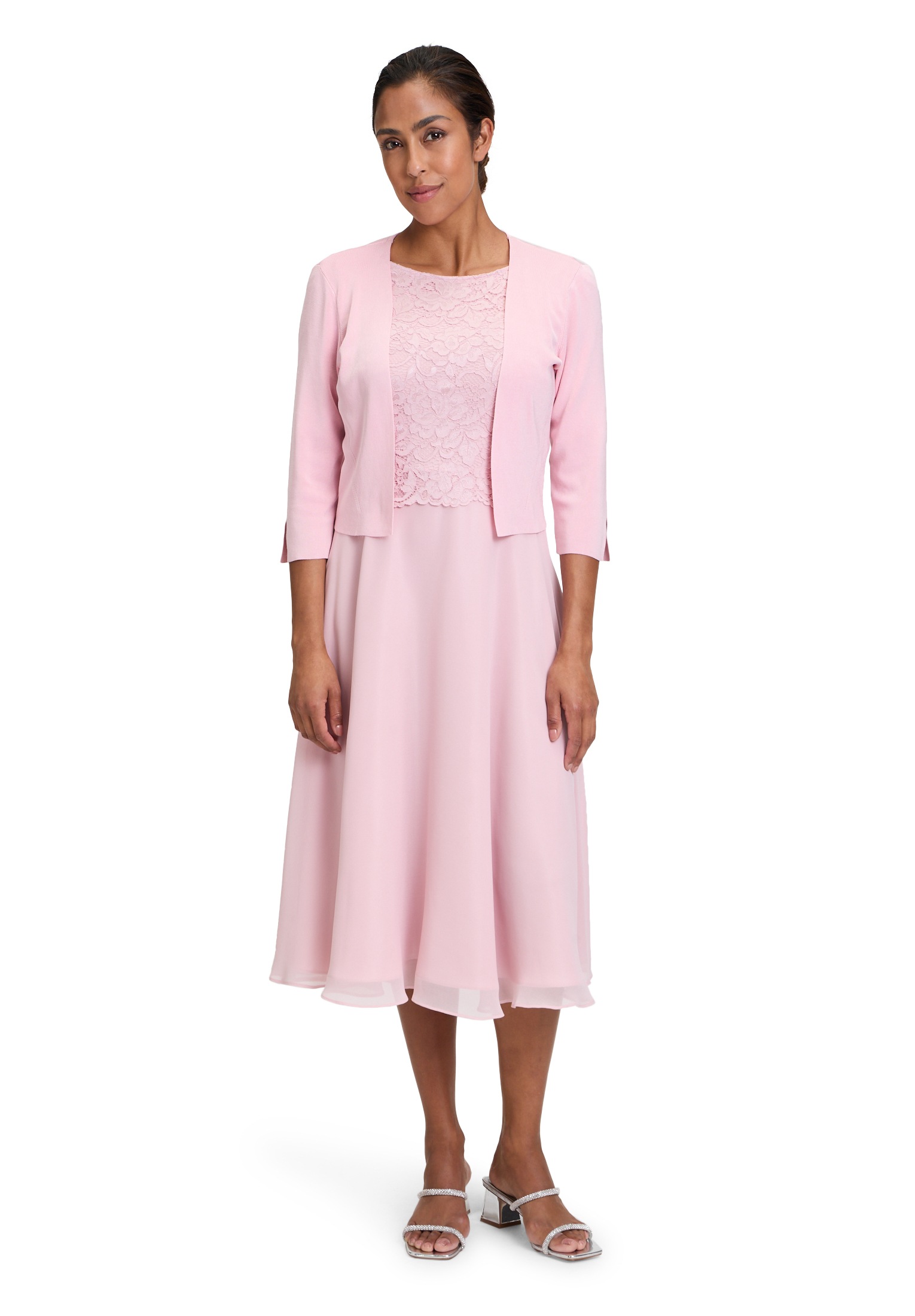 Vera Mont Strickjacke »Vera Mont Strickbolero langarm«, Ärmelschlitz