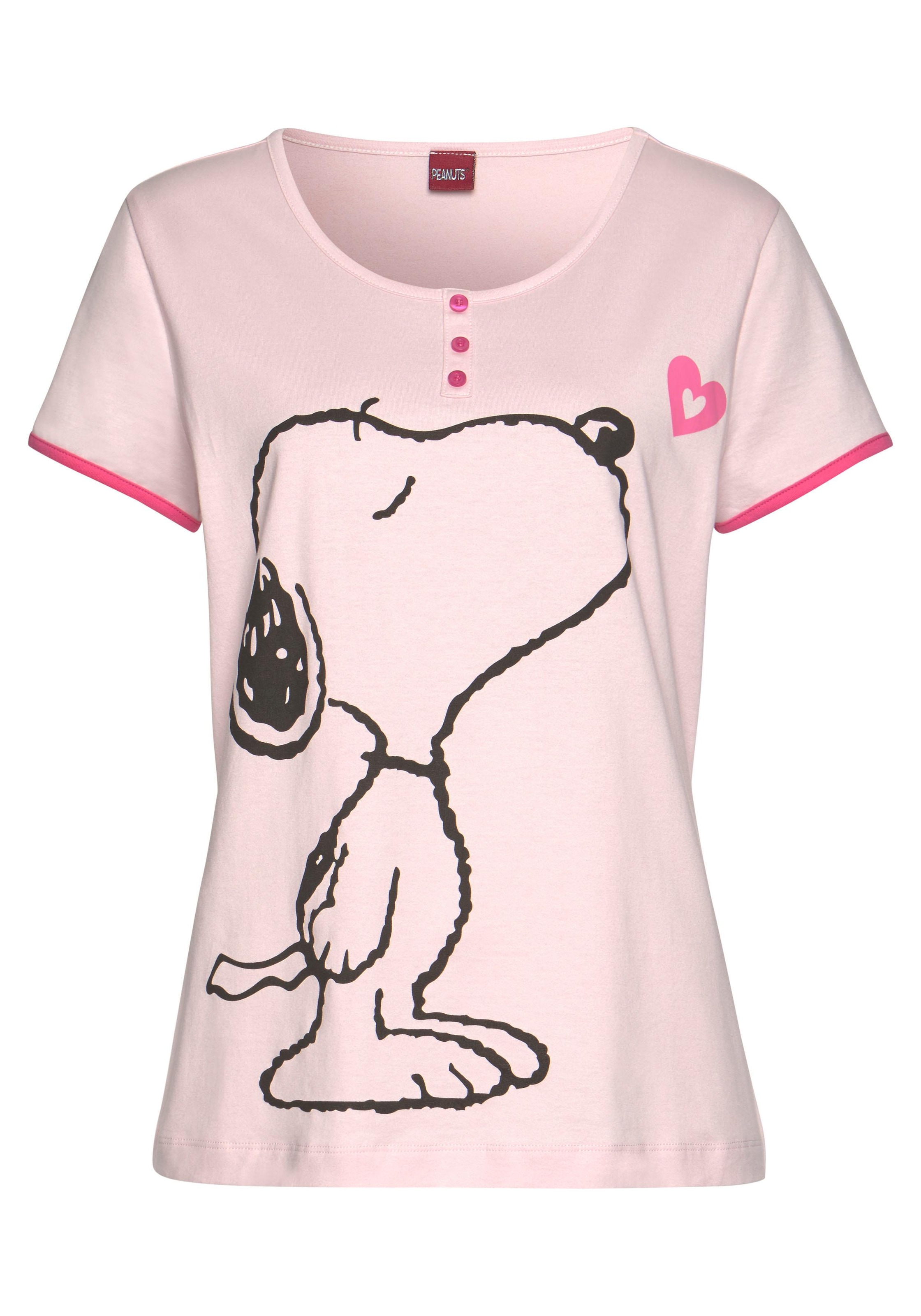 Stück) 1 Snoopy-Herz-Print tlg. mit Shorty (2 Peanuts