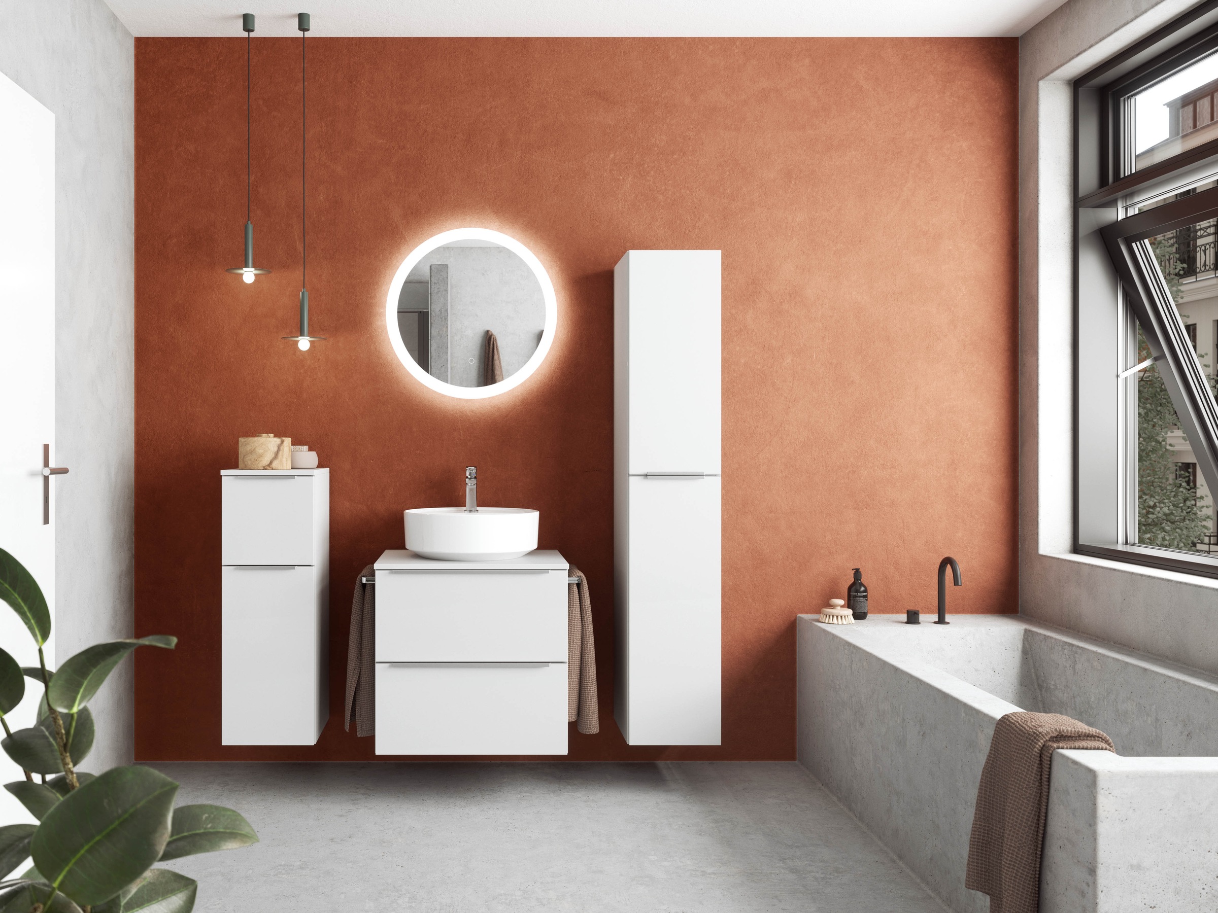 nobilia Badmöbel-Set "Alvene" vormontiert, mit Soft-Close, 2 Stk. tlg. günstig online kaufen