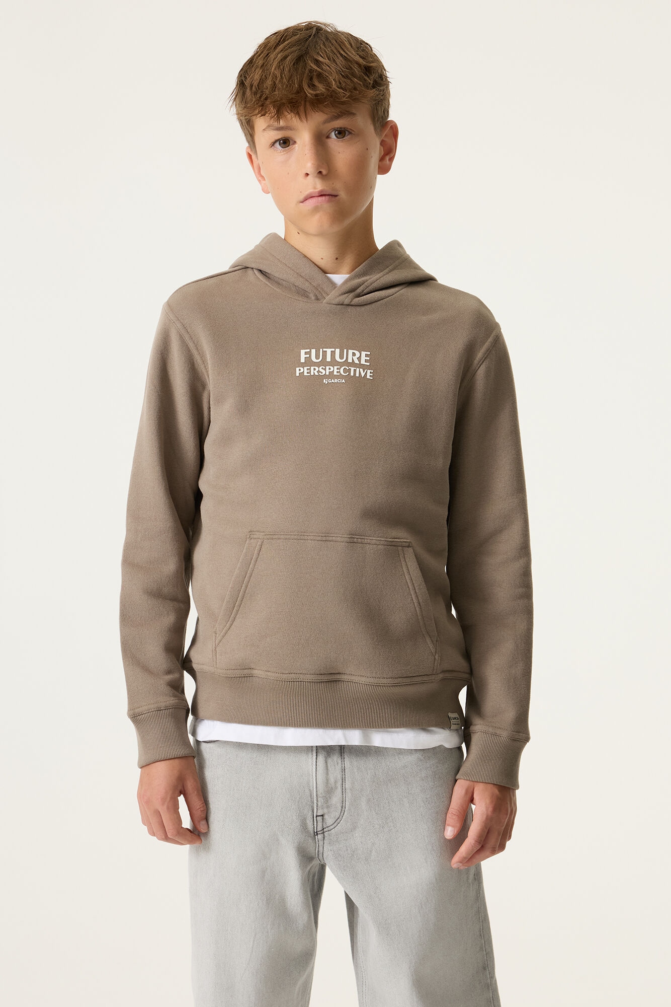 Garcia Hoodie, mit Print