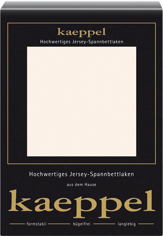 Kaeppel "Single Jersey Mako Cotton" Bettlaken aus 100% Baumwolle
