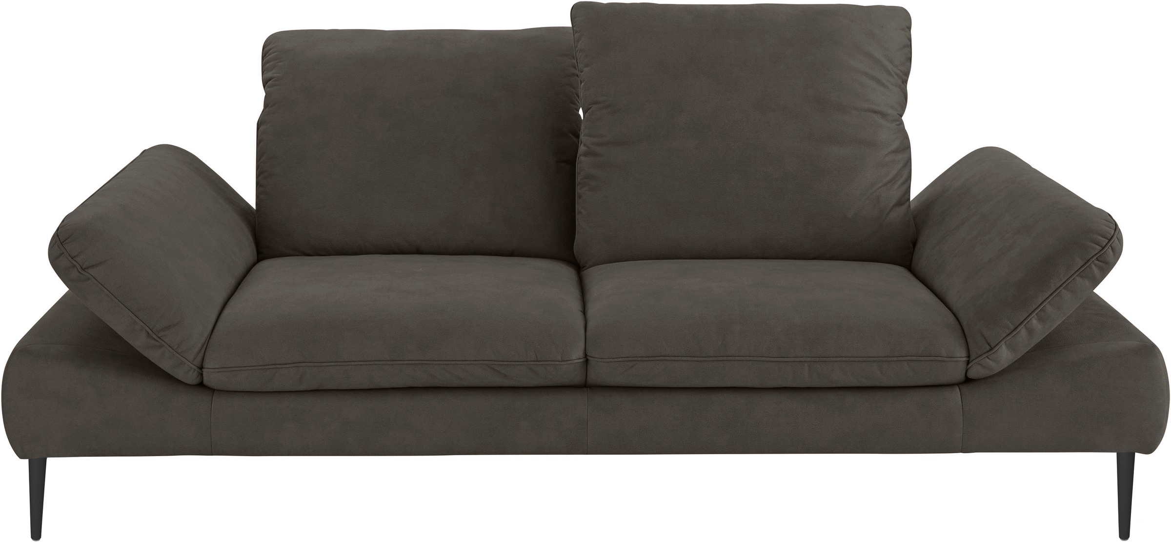 W.SCHILLIG 2,5-Sitzer »enjoy&MORE«, Sitztiefenverstellung, Füße schwarz pulverbeschichtet, Breite 232 cm