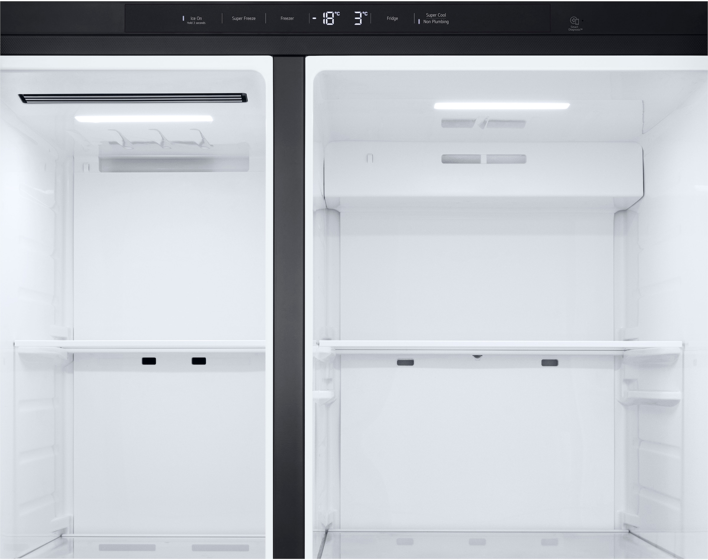 LG Side-by-Side »GSLC41EPPE« 179 cm hoch 91,3 cm breit Total No Frost, LINEARCooling, Multi-Airflow, Integrierter Wassertank