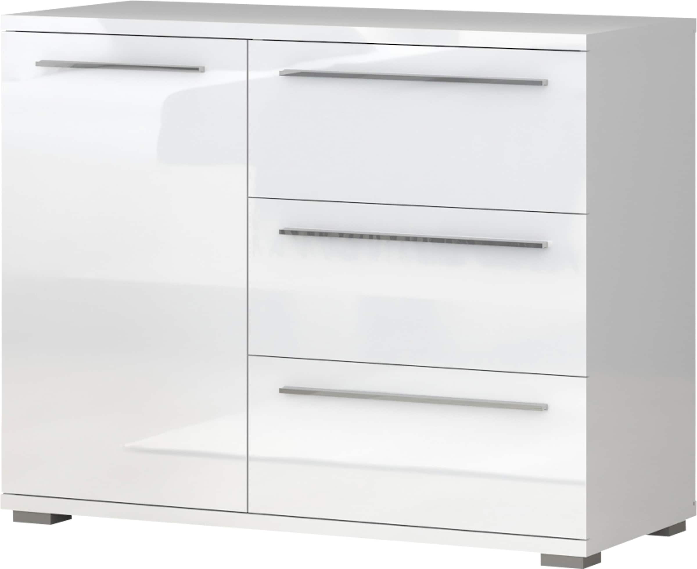 OTTO home Kommode "Piano, UV lackiert, hochglänzend in beige oder weiß, FSC günstig online kaufen