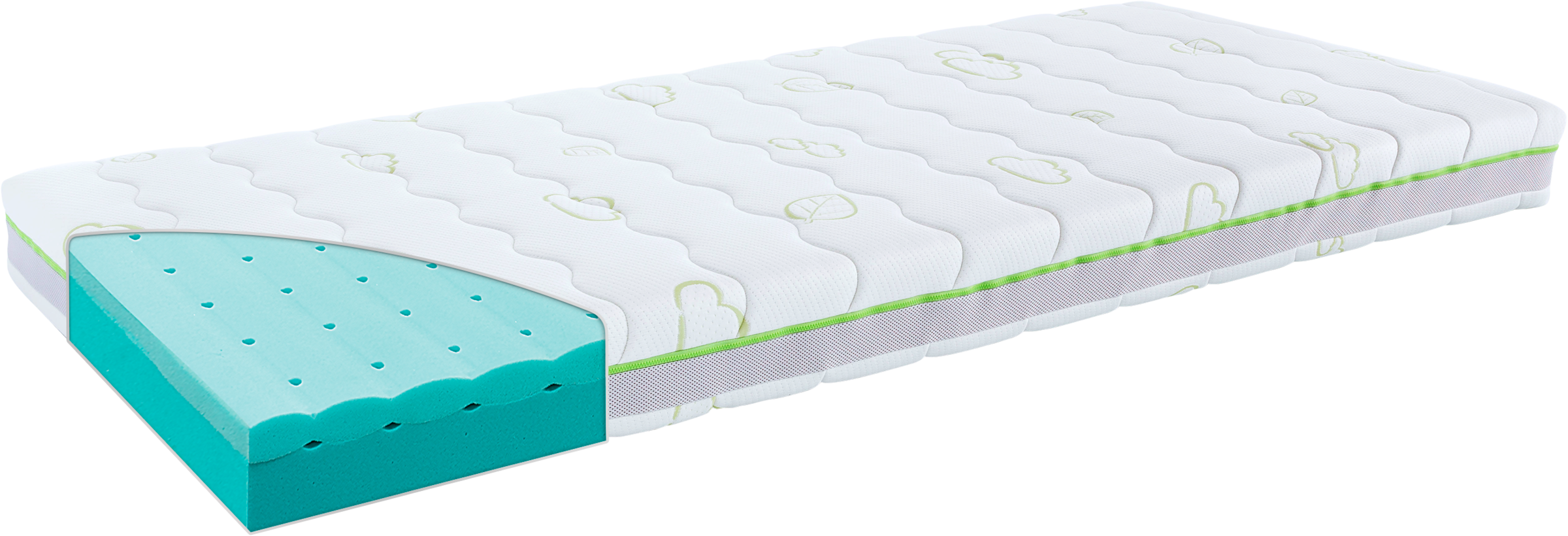 Träumeland Jugendmatratze "Matratze WALDDUFT" 15 cm hoch 1-tlg., 1 Stk. tlg günstig online kaufen