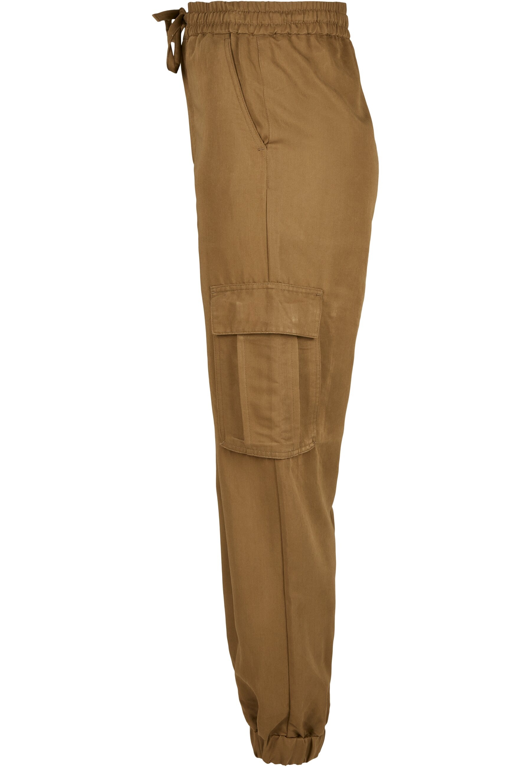 URBAN CLASSICS Cargohose »Urban Classics Damen Ladies Viscose Twill Cargo Pants«, (1 tlg.)