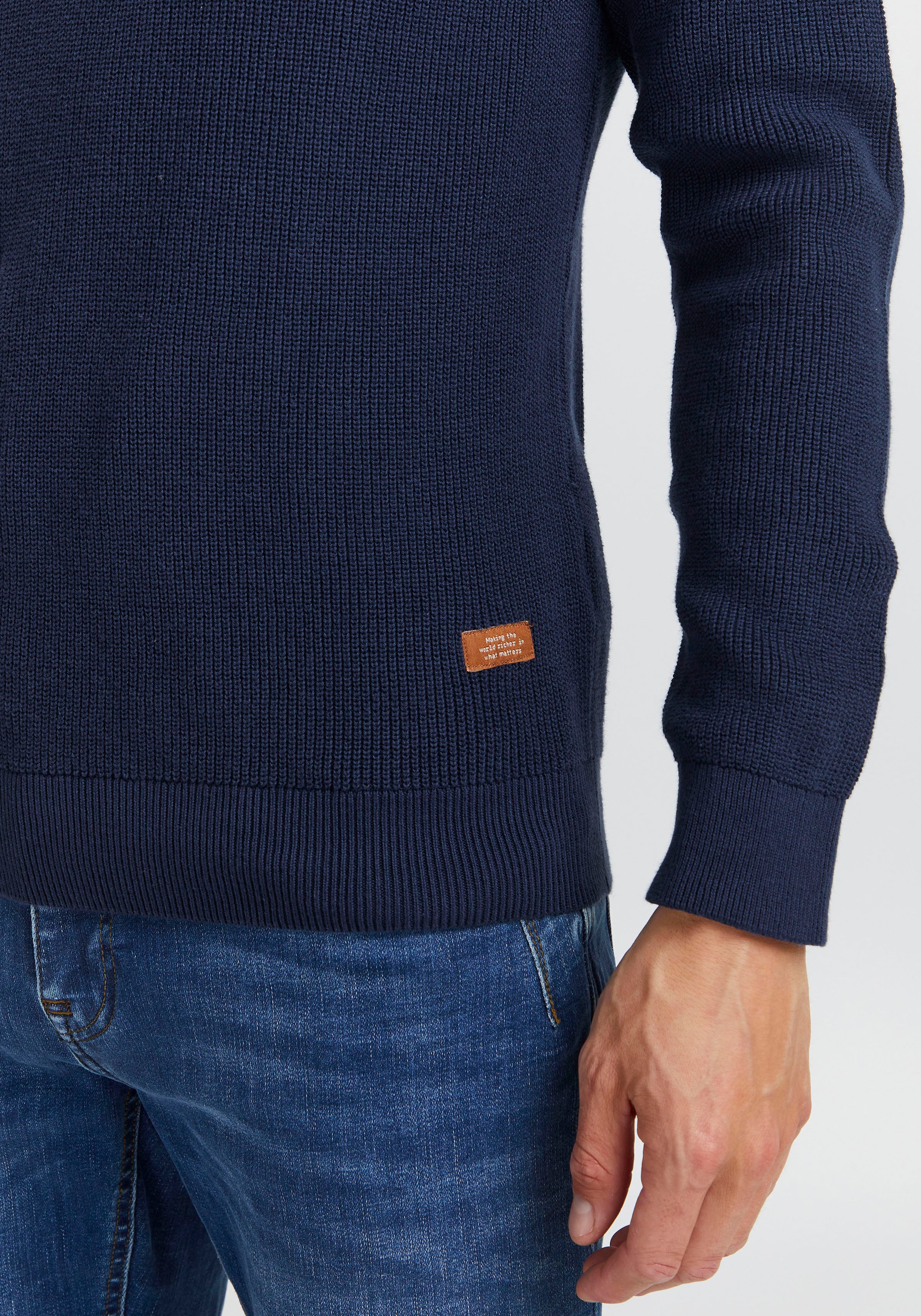 Blend Stehkragenpullover »BL Pullover BHCodford half-zipp«
