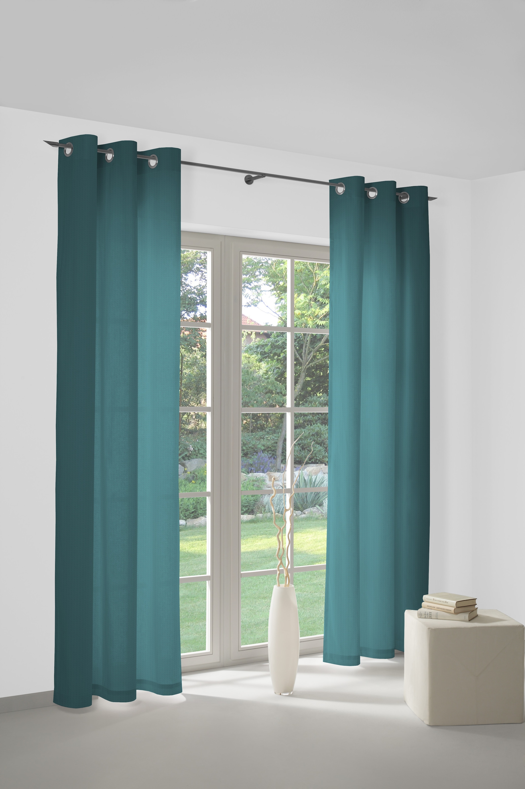 Wirth Vorhang "Neveres" Ösen 1 Stk. tlg. günstig online kaufen