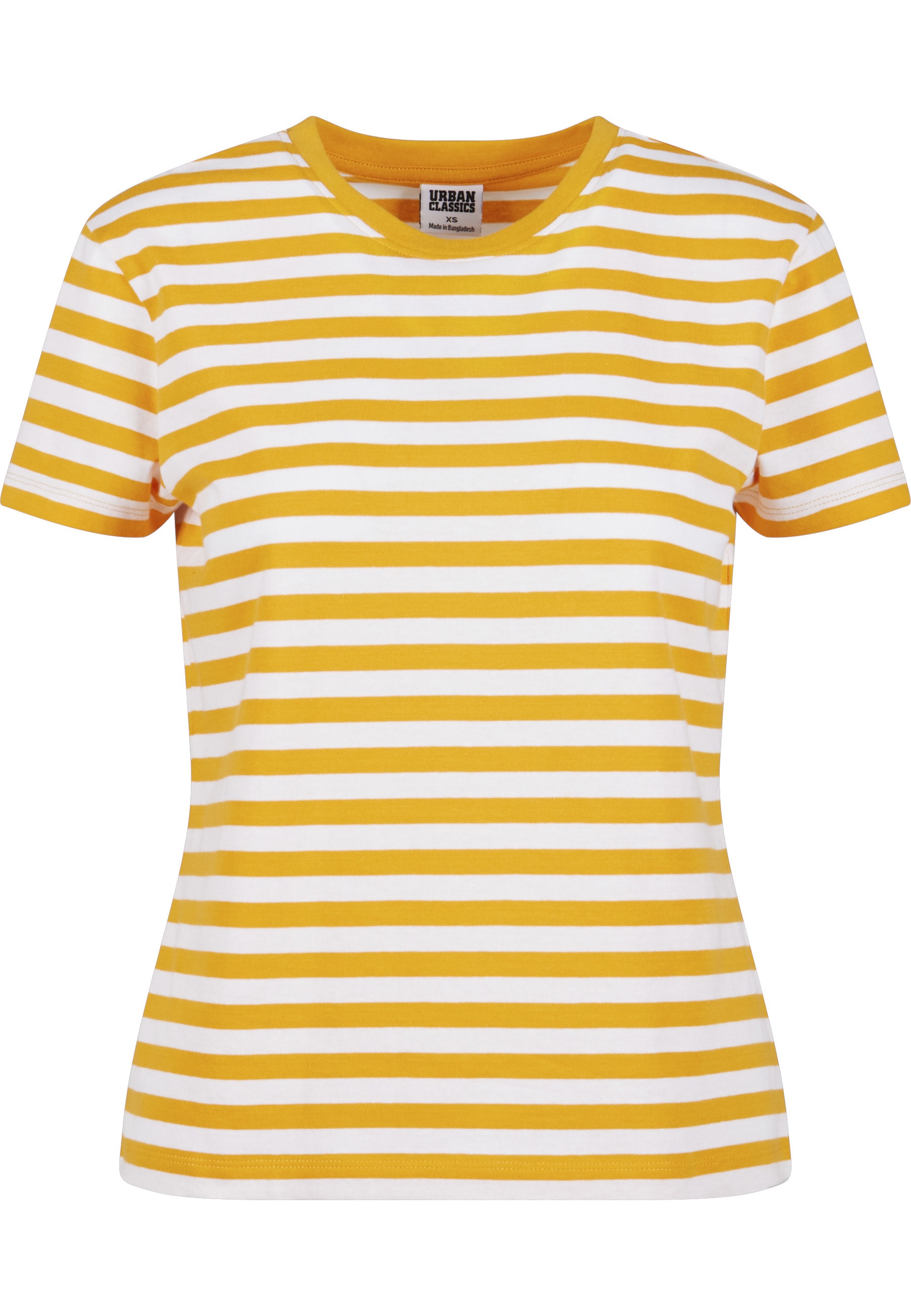 URBAN CLASSICS T-Shirt "Urban Classics Damen Ladies Regular Striped Tee" 1 günstig online kaufen