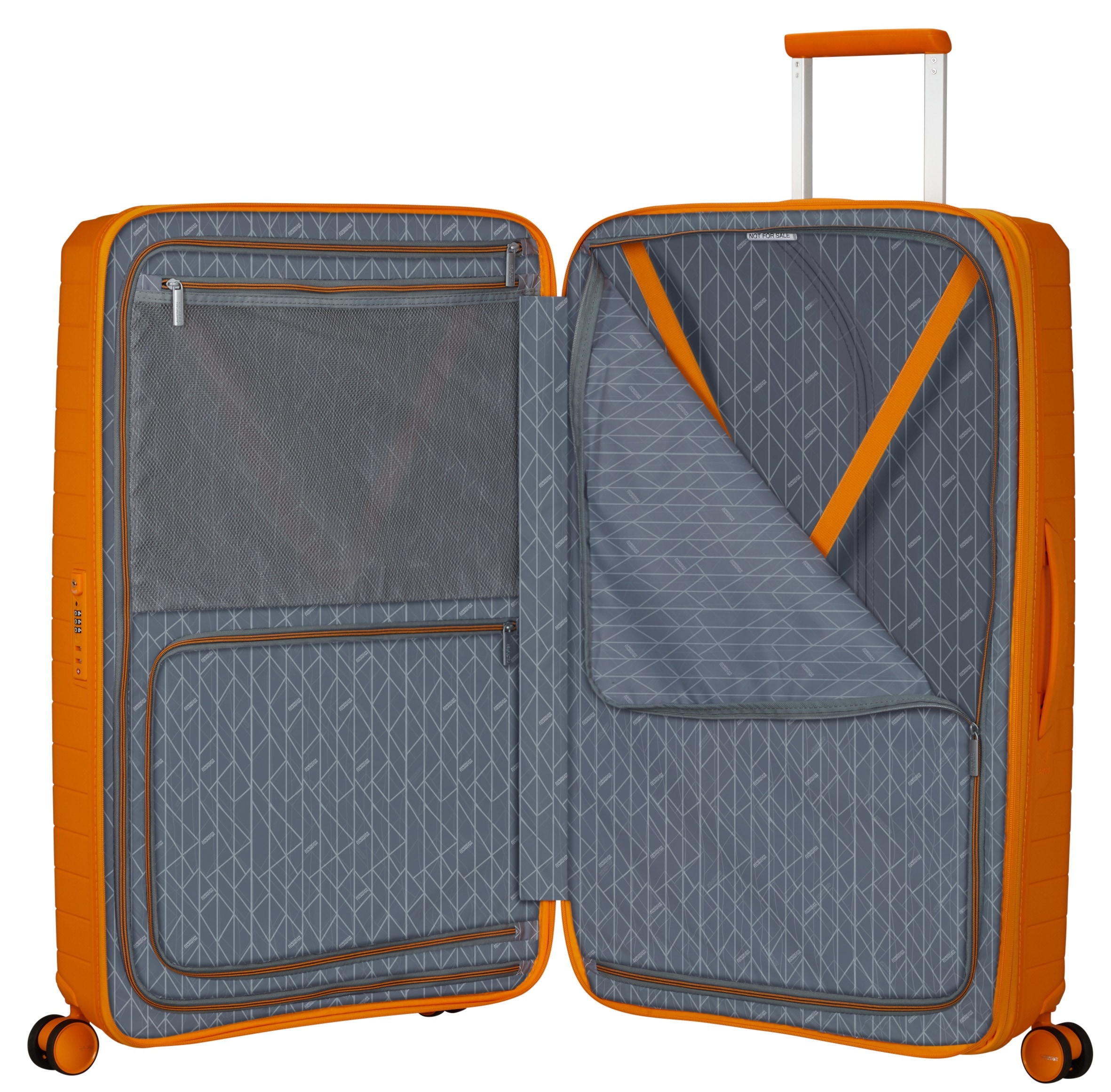 American Tourister® Hartschalen-Trolley »FASTFORWARD, verschiedene Größen und Farben«, 4 Rollen, Hartschalen-Koffer personalisierbar TSA-Schloss Volumenerweiterung