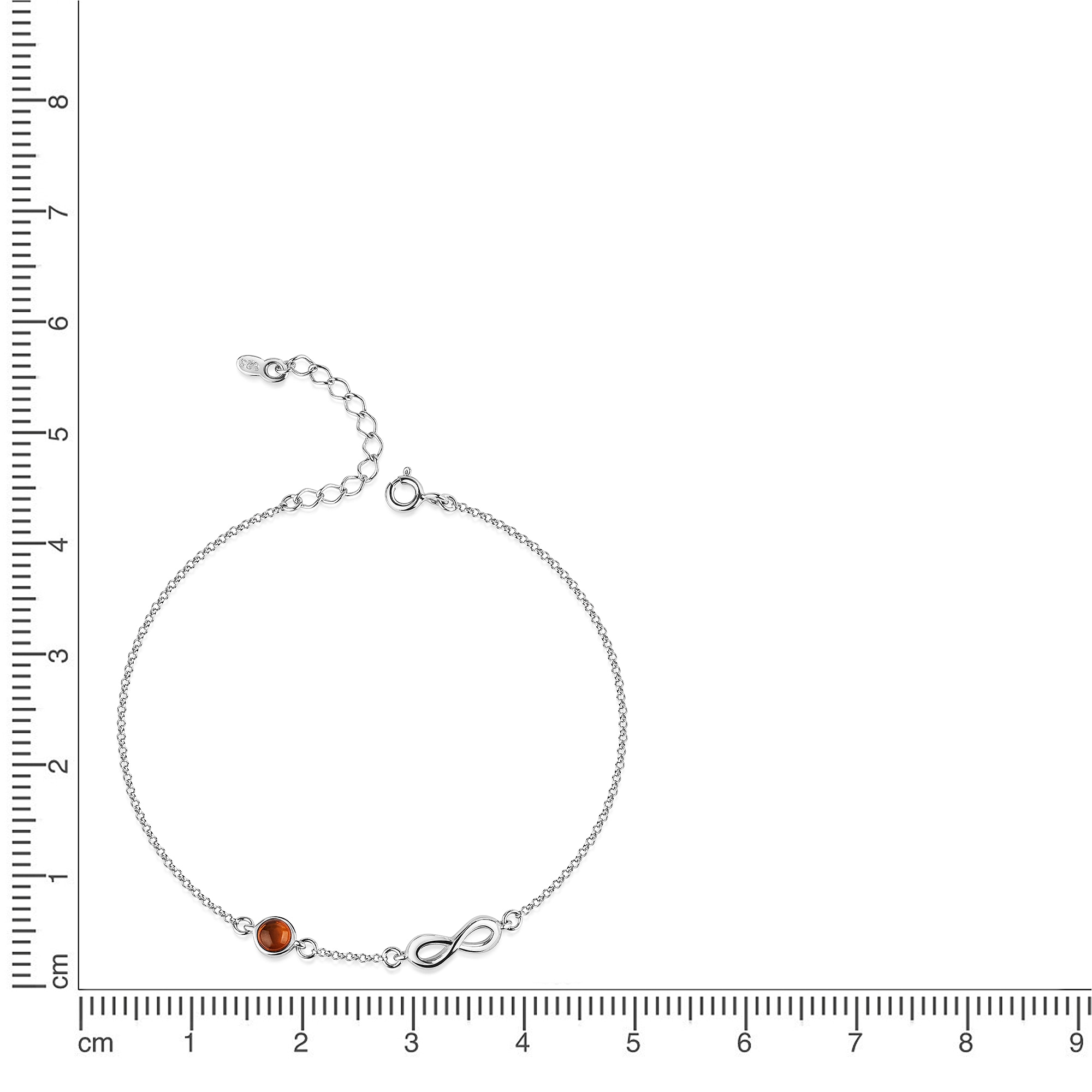 Zeeme Armband »925/- Sterling Silber Bernstein«