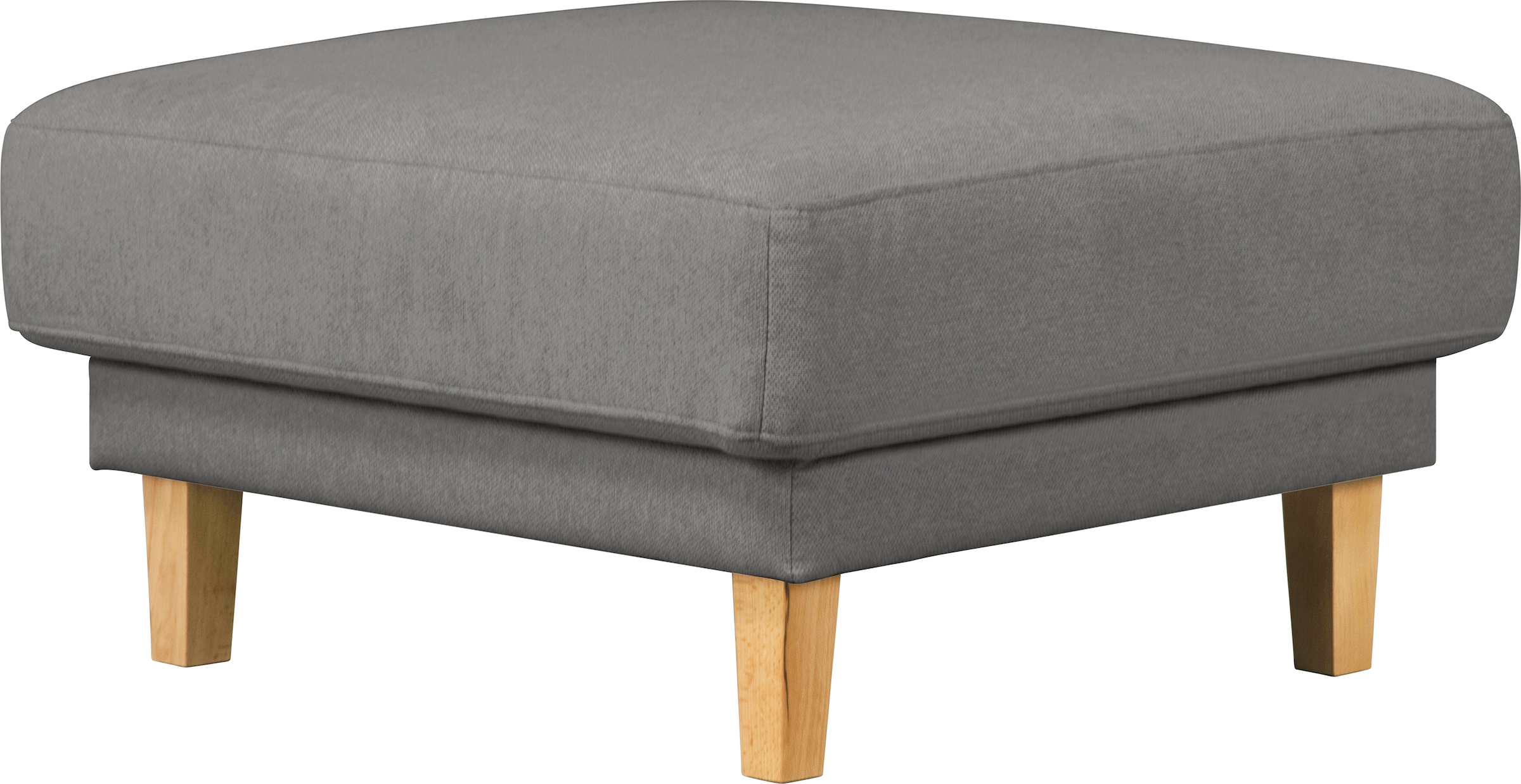 OTTO home Polsterhocker "TRIPLO passend zur Serie, Maße B/T/H: 82/72/46 cm" mit Wellenunterfederung, in hochwertiger Verarbeitung