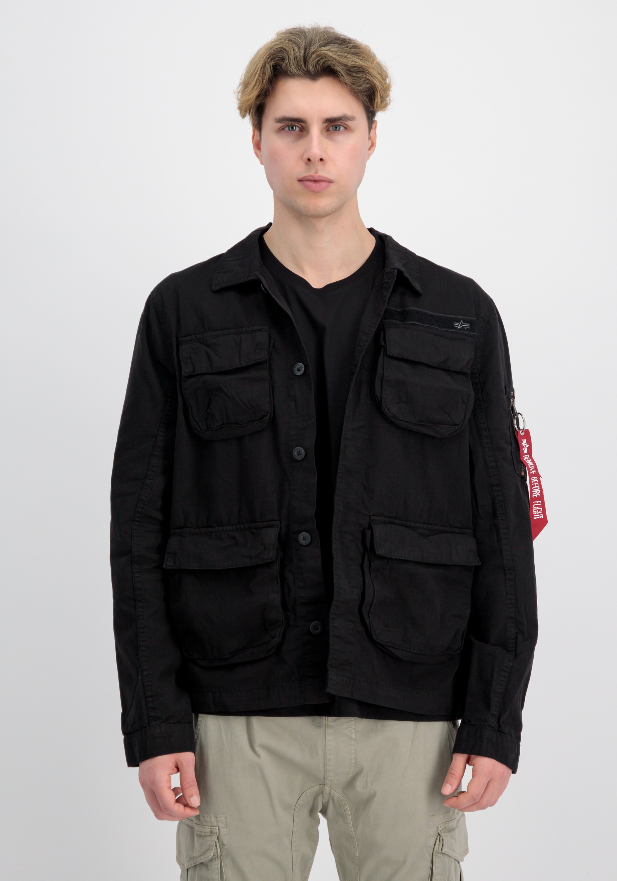 Alpha Industries Hemdjacke "Alpha Industries Men - Overshirts Ripstop Cargo Overshirt"