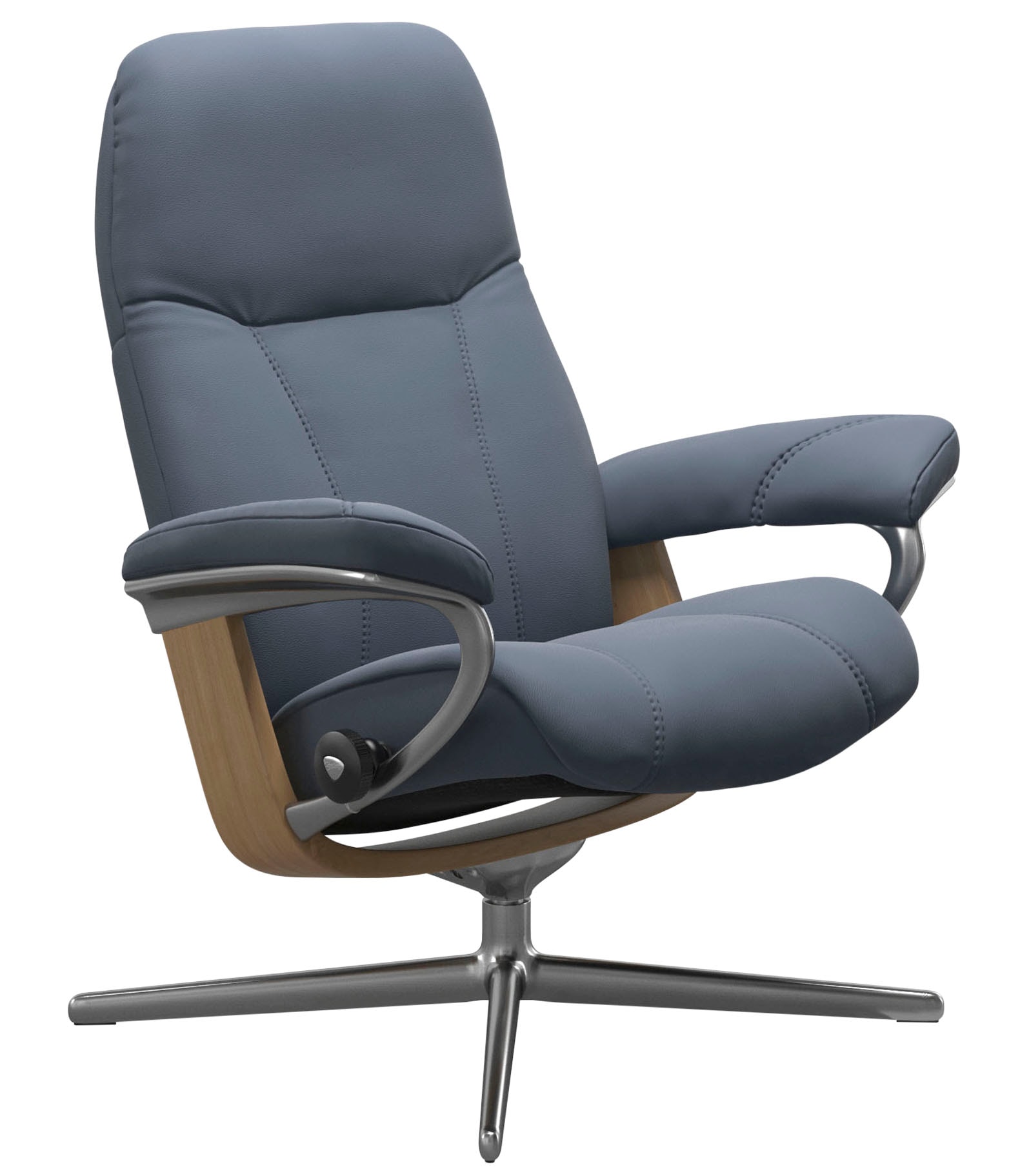 Stressless® Relaxsessel »Consul«, mit Cross Base, Größe S, M & L, Holzakzent Eiche