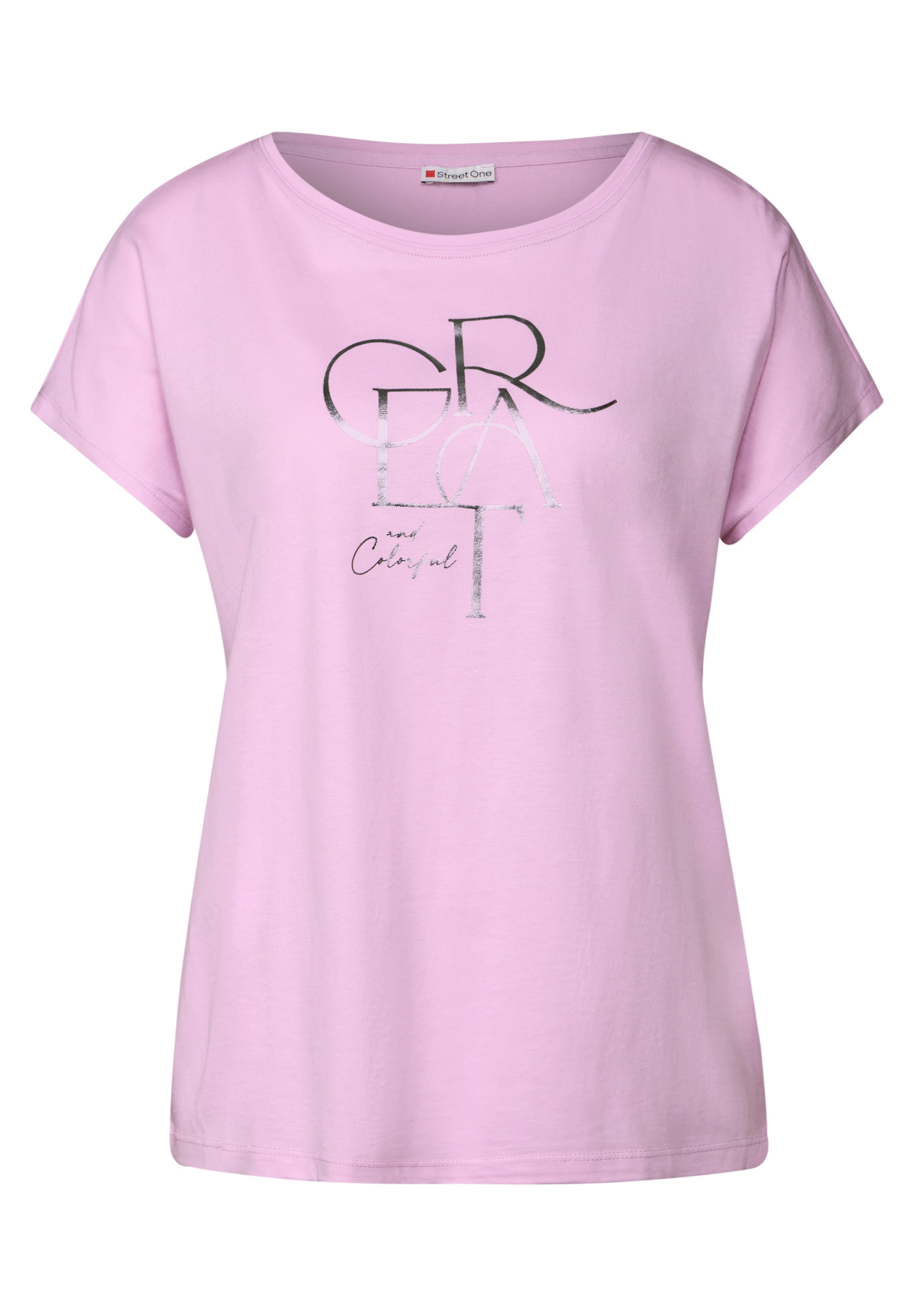 STREET ONE T-Shirt, im soften Baumwoll-Mix