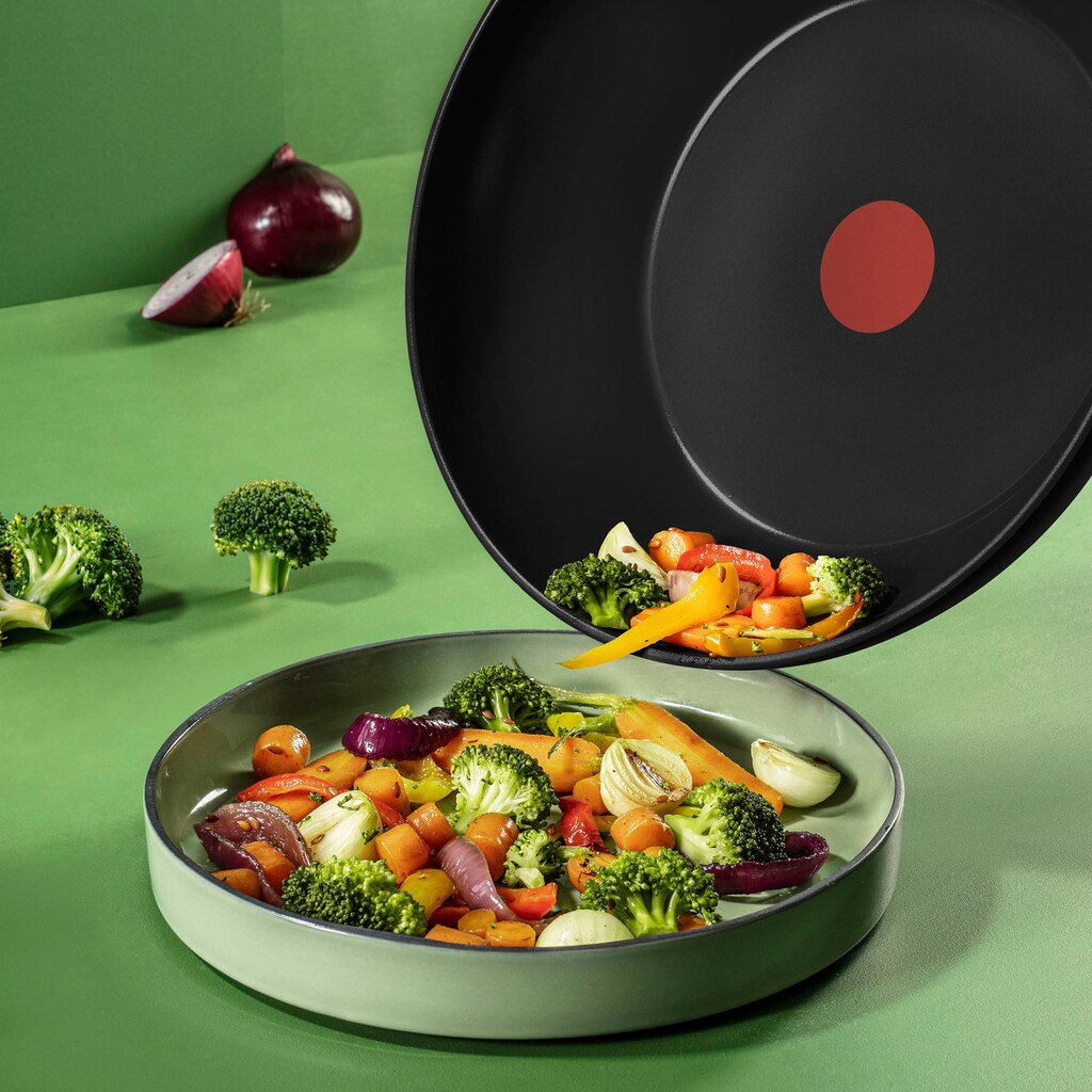 Tefal Wok »Renew On Black«, Aluminium, (1 tlg.)