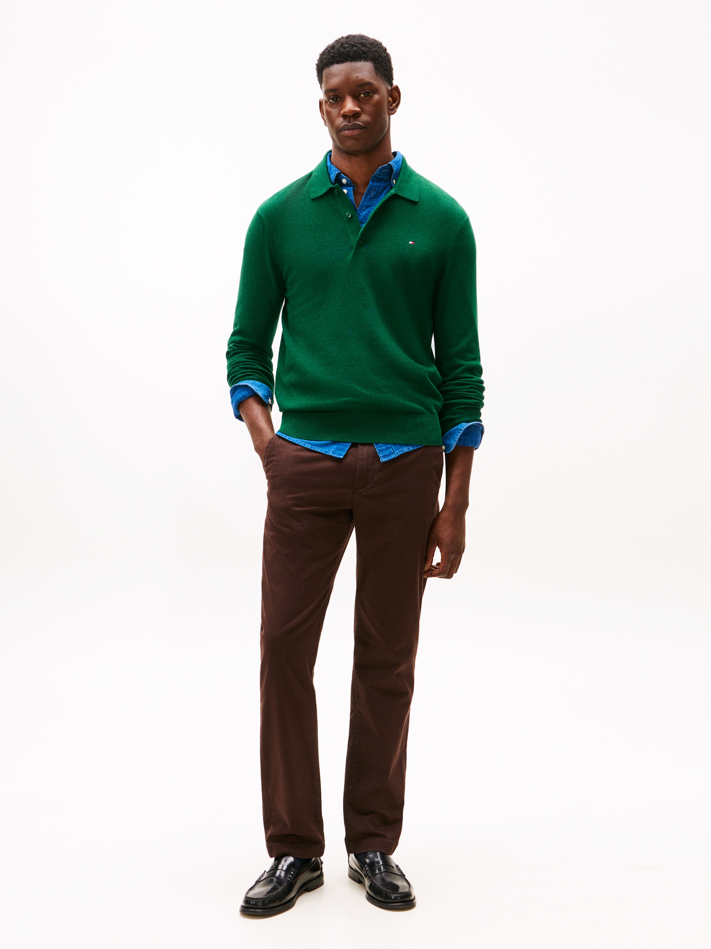 Tommy Hilfiger Chinohose »CORE DENTON ESSENTI«, Gerades Bein, Schlichte Optik