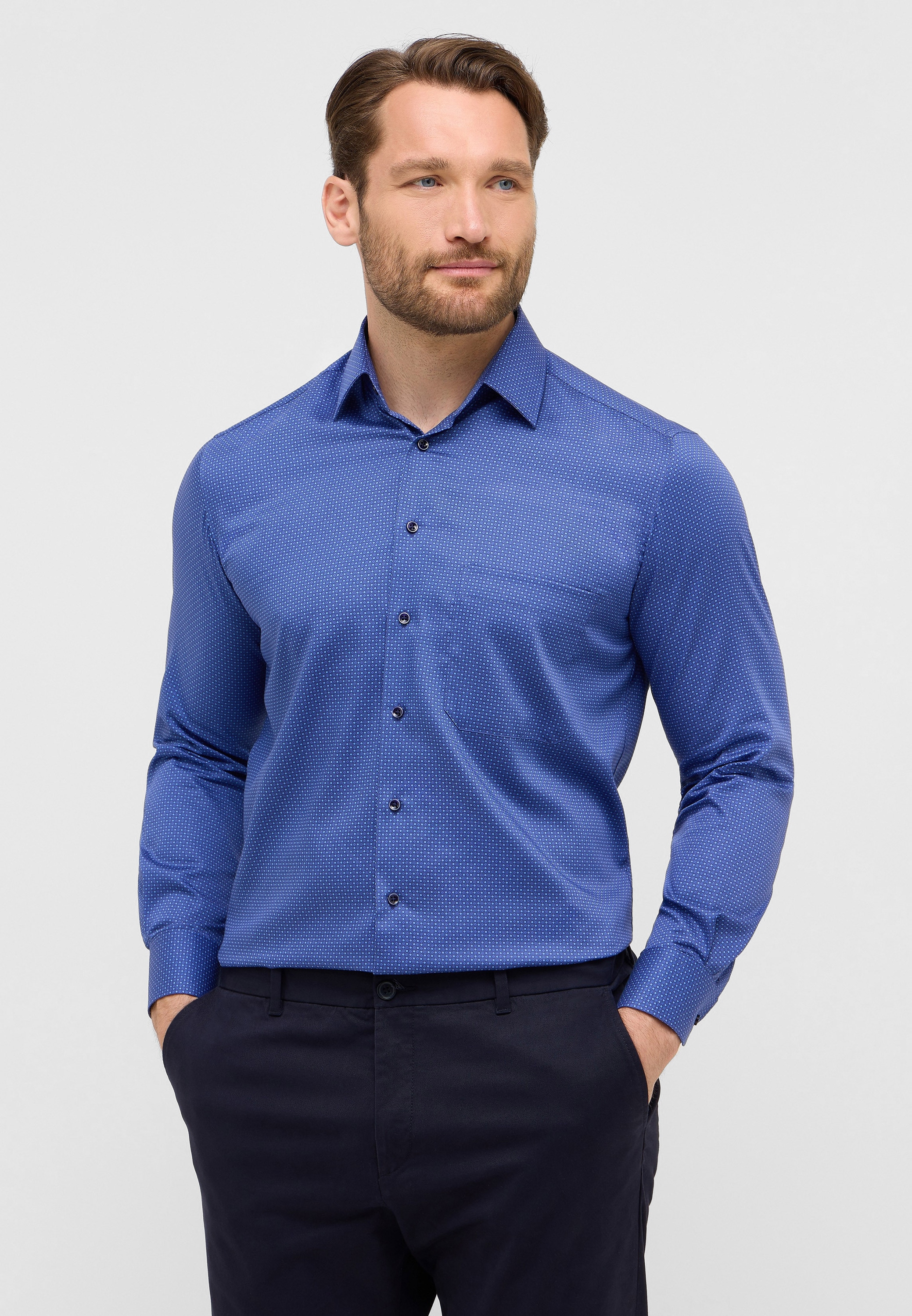 Eterna Langarmhemd "COMFORT FIT", NON IRON (bügelfrei) günstig online kaufen