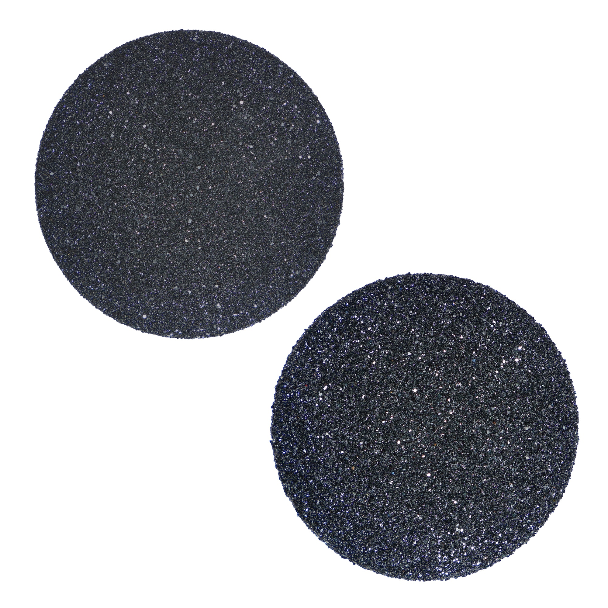 AILORIA Hornhautentferner Ersatzschleifscheiben "2 Aufsätze grobe & feine Körnung LUSTRE", schwarz, Elektrohornhautentferner