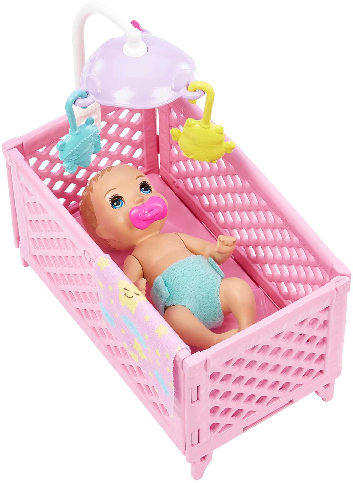 Barbie Anziehpuppe »Skipper Babysitters Inc., Sleepy Baby Skipper«