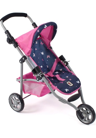 Puppenbuggy »Jogging-Buggy Lola, Butterfly, rosa«