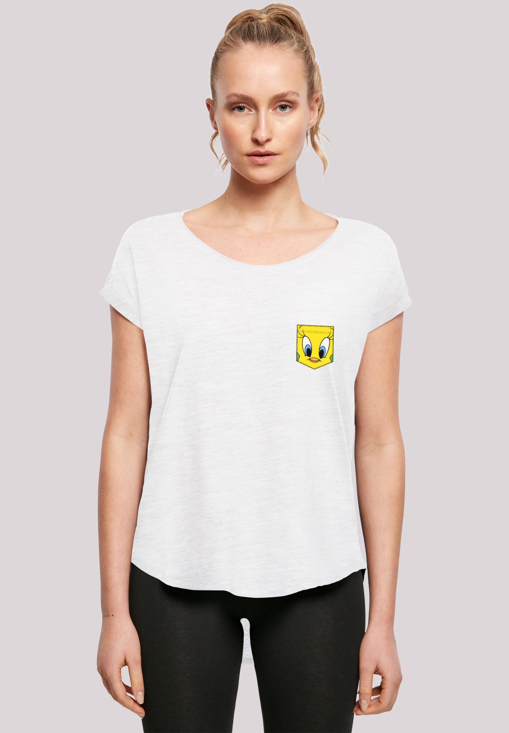 F4NT4STIC T-Shirt "Looney Tunes Tweety Pie Face Faux Pocket", Print günstig online kaufen