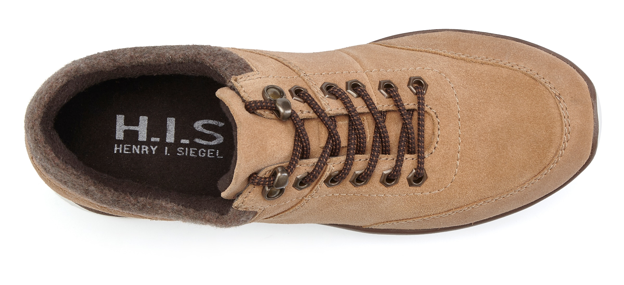 H.I.S Sneaker »Schnürhalbschuh, Freizeitschuh, Halbschuh«  NEU aus hochwertigem Leder