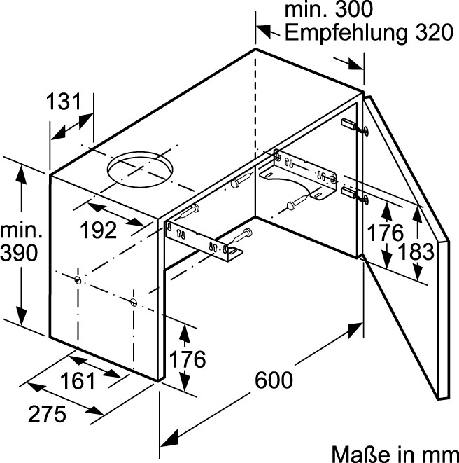 Rechnung Serie BAUR | »D46BR12X6«, per N Flachschirmhaube NEFF 30