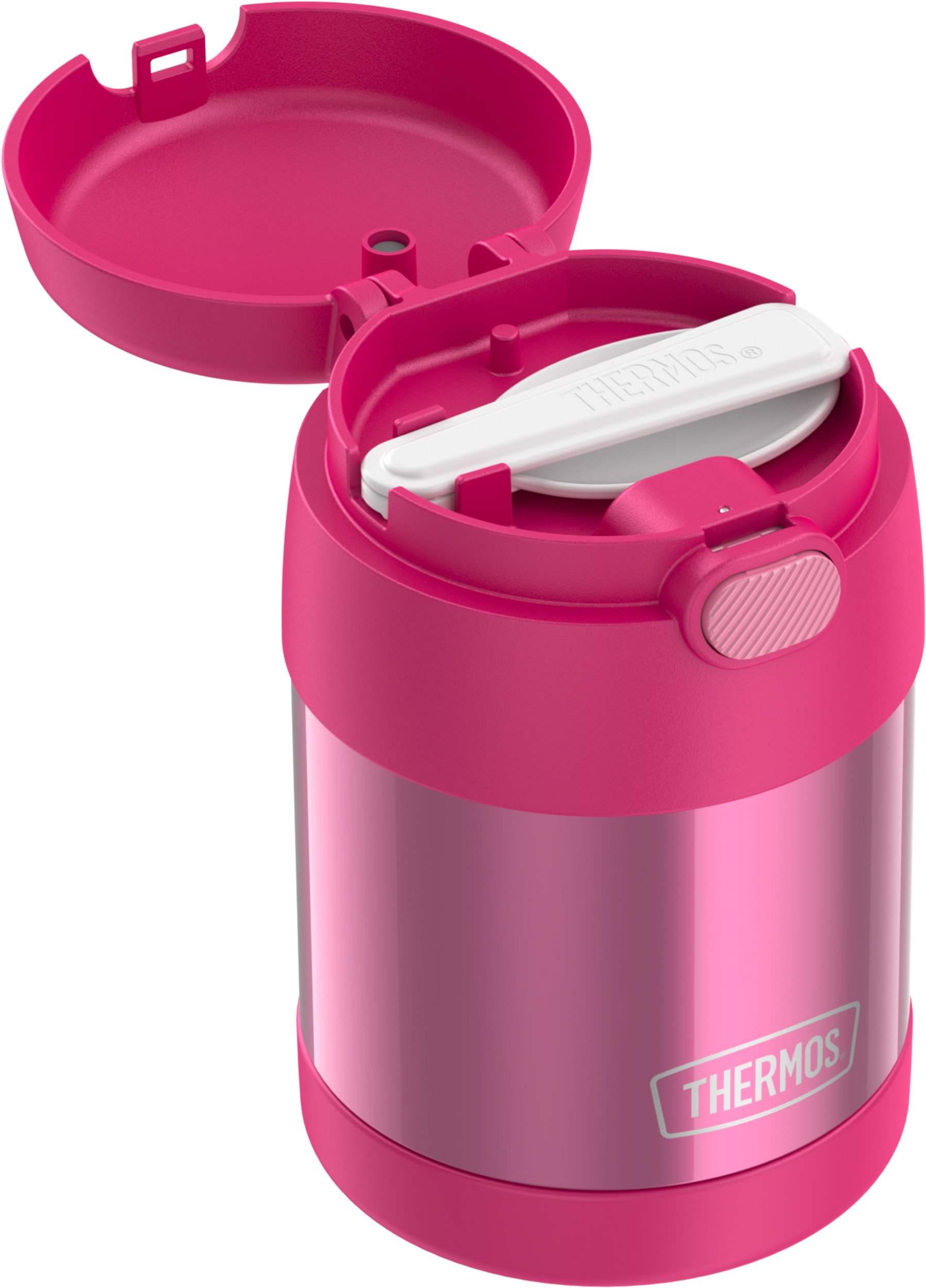 THERMOS Thermobehälter »FUNTAINER FOOD JAR, Thermobehälter für Essen, spülmaschinenfest«, (1 tlg.), 0,3l, 5h heiß & 7h kalt, dicht & auslaufsicher, mit klappbarem Löffel