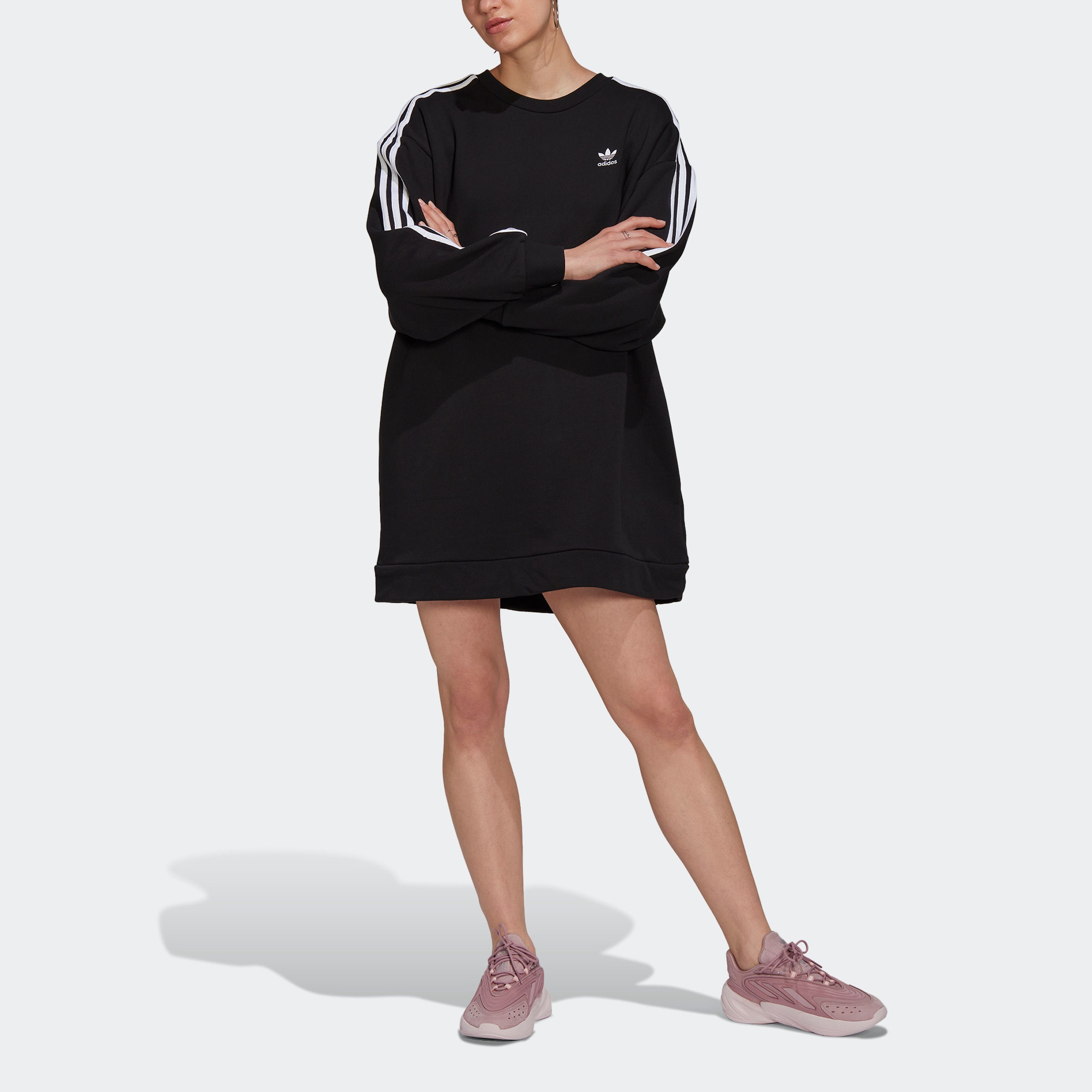 adidas Originals Shirtkleid "ADICOLOR CLASSICS LONG SLEEVE SWEATKLEID", (1 günstig online kaufen