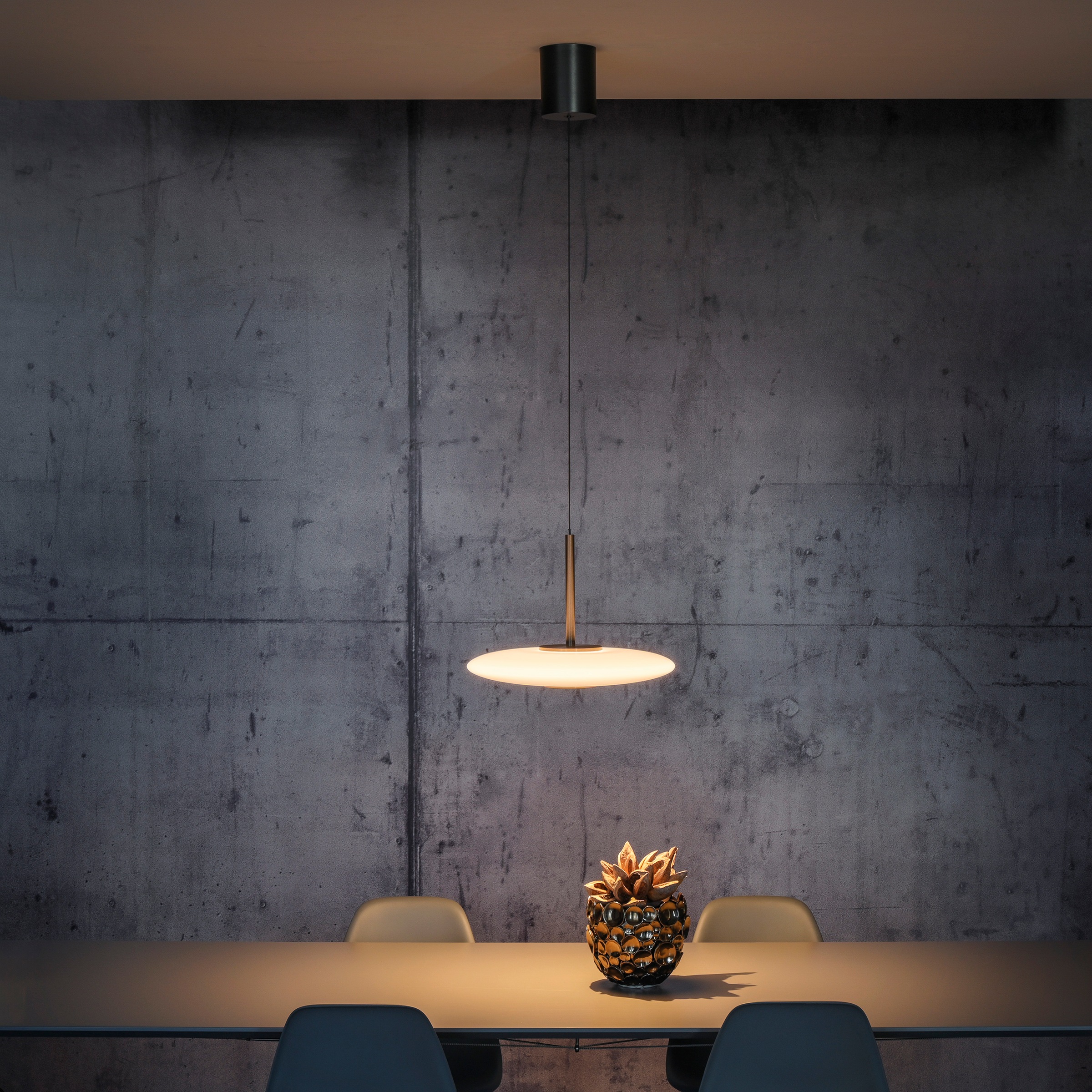 Neuhaus PURE LED Pendelleuchte »PURE E-Vitrum« LED-Board 1 Stk. warmweiß - kaltweiß e-LIFT®-Funktion, CCT, dimmbar über Fernbedíenung