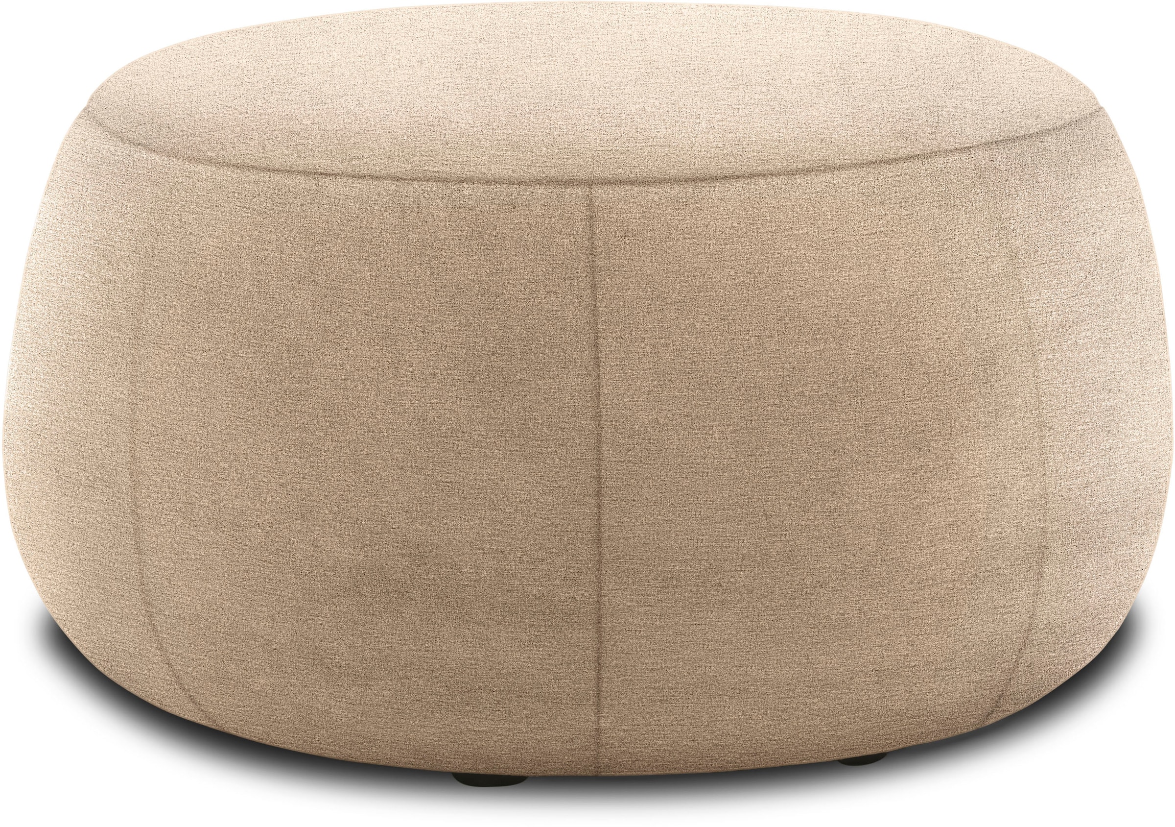 DOMO collection Hocker "800012 elegant und zeitlos, Solitär, bequem, B/T 75/75cm" Hocker rund gepolstert