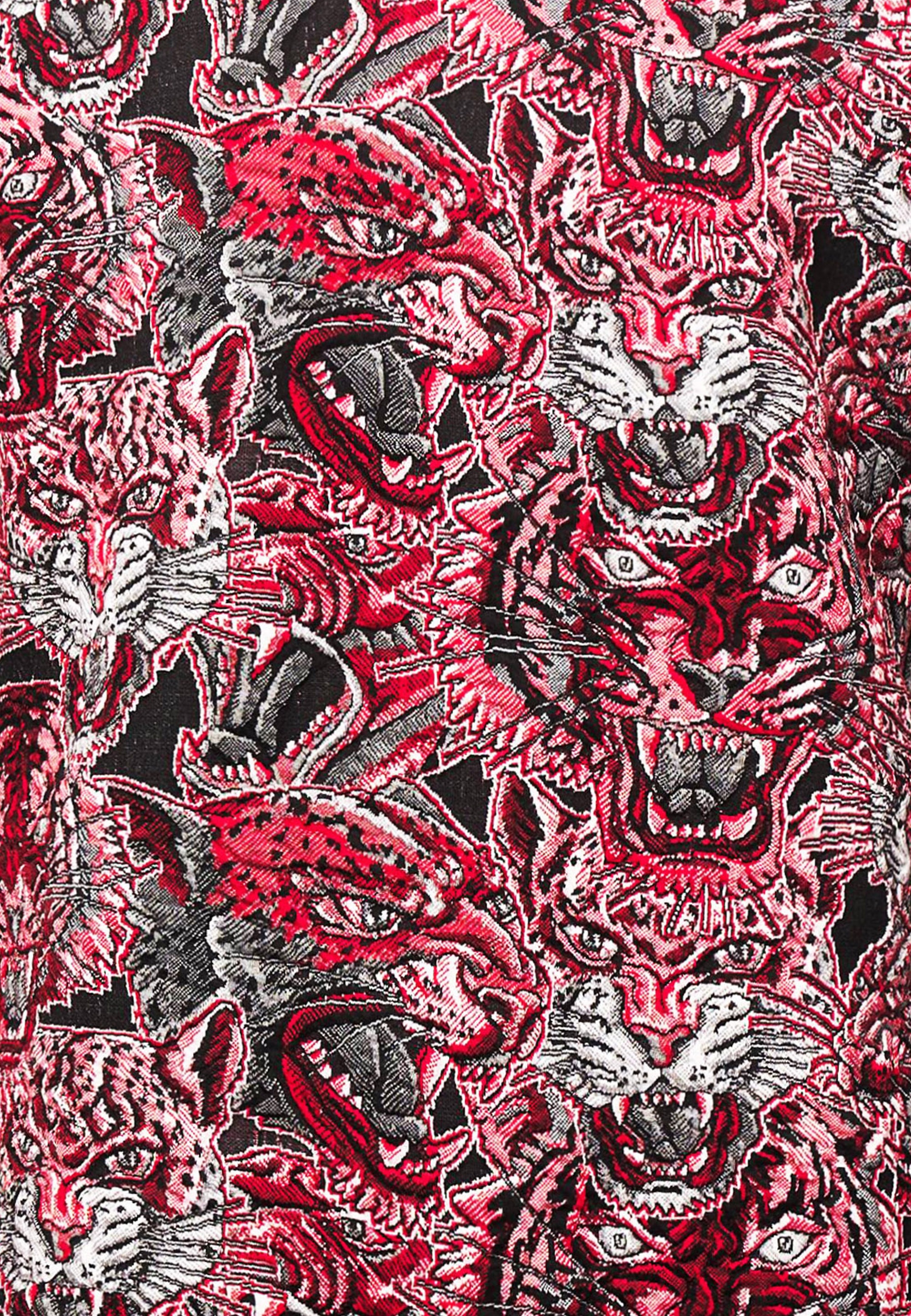 Rusty Neal Sweatshirt »Red Tiger in Jacquard«, mit extravagantem Muster