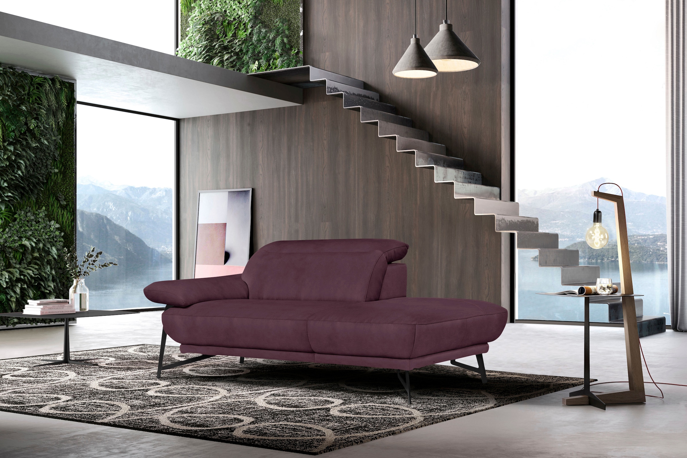 Egoitaliano Ottomane "Anais, erstklassiges Designsofa, Breite 179 cm, Fußfa günstig online kaufen