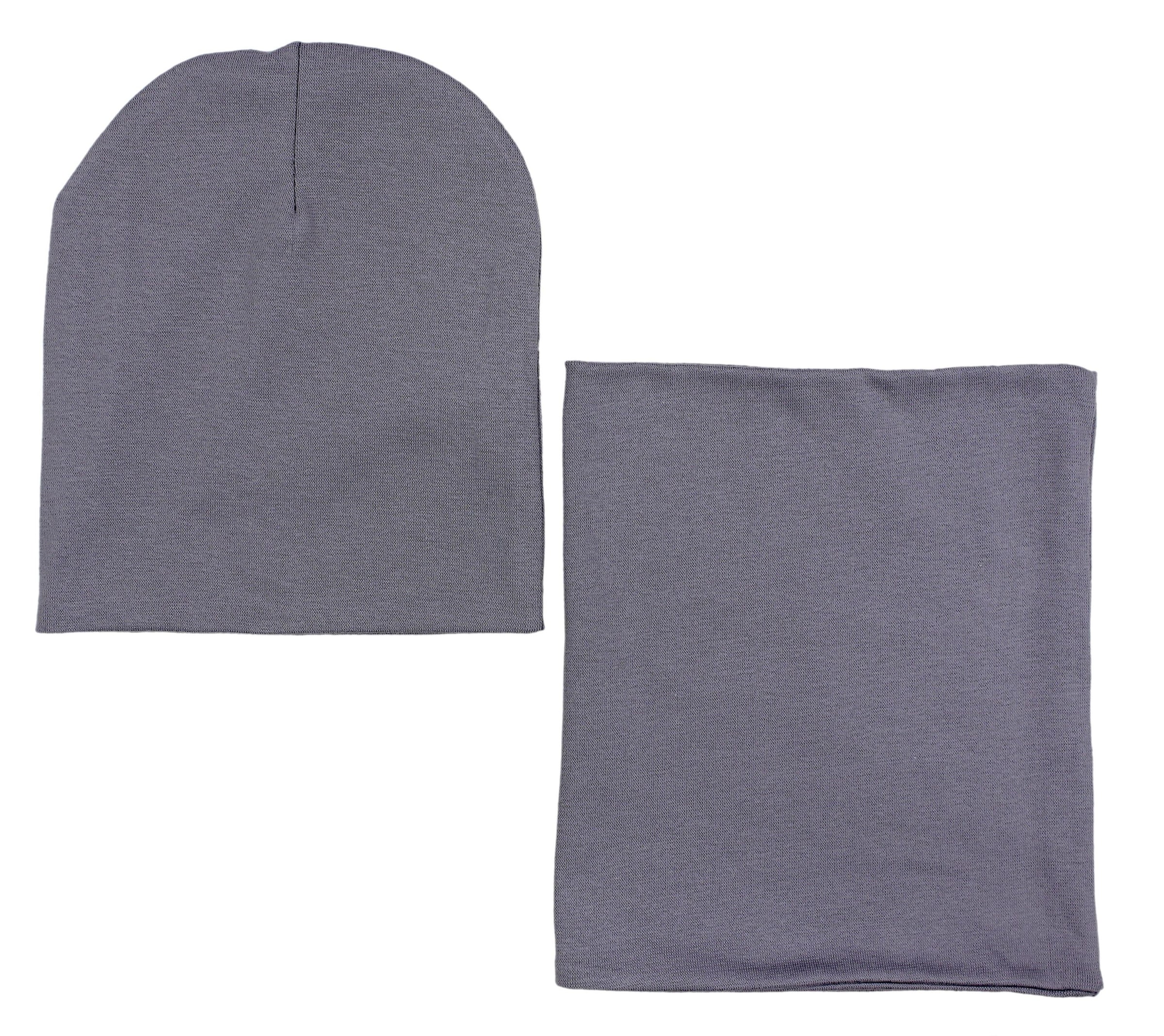 TupTam Beanie »Mütze Unisex Kinder Beanie Mütze Schlauchschal Set«